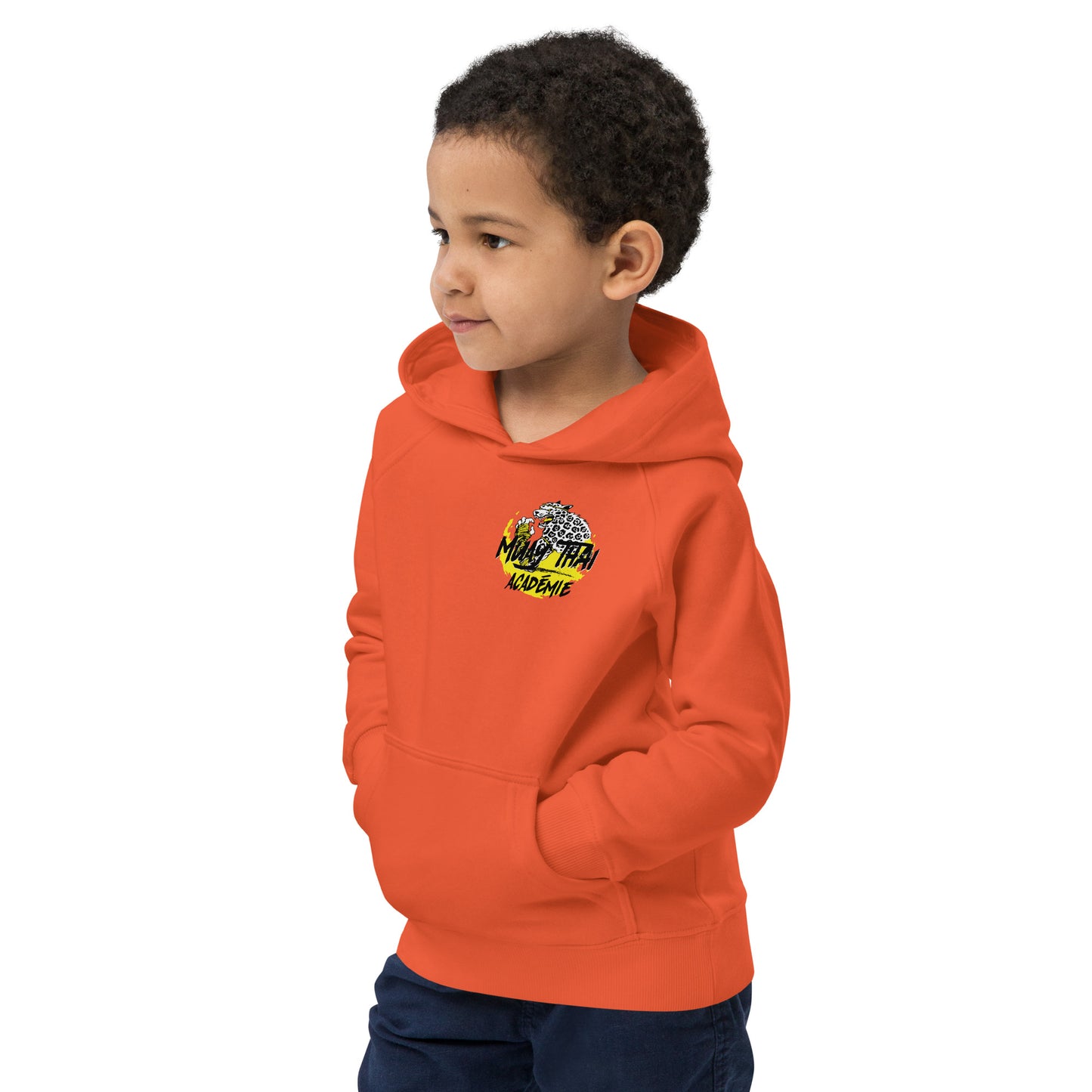 Sweat MTA (logo coeur) à capuche écologique pour enfants