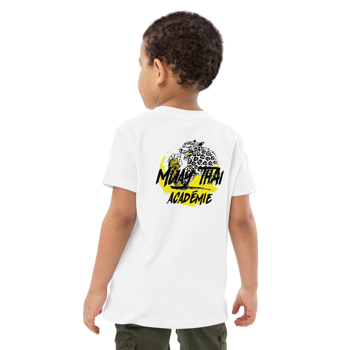 T-shirt en coton bio enfant (imprimé du logo de la Muay Thai Académie Marseille)