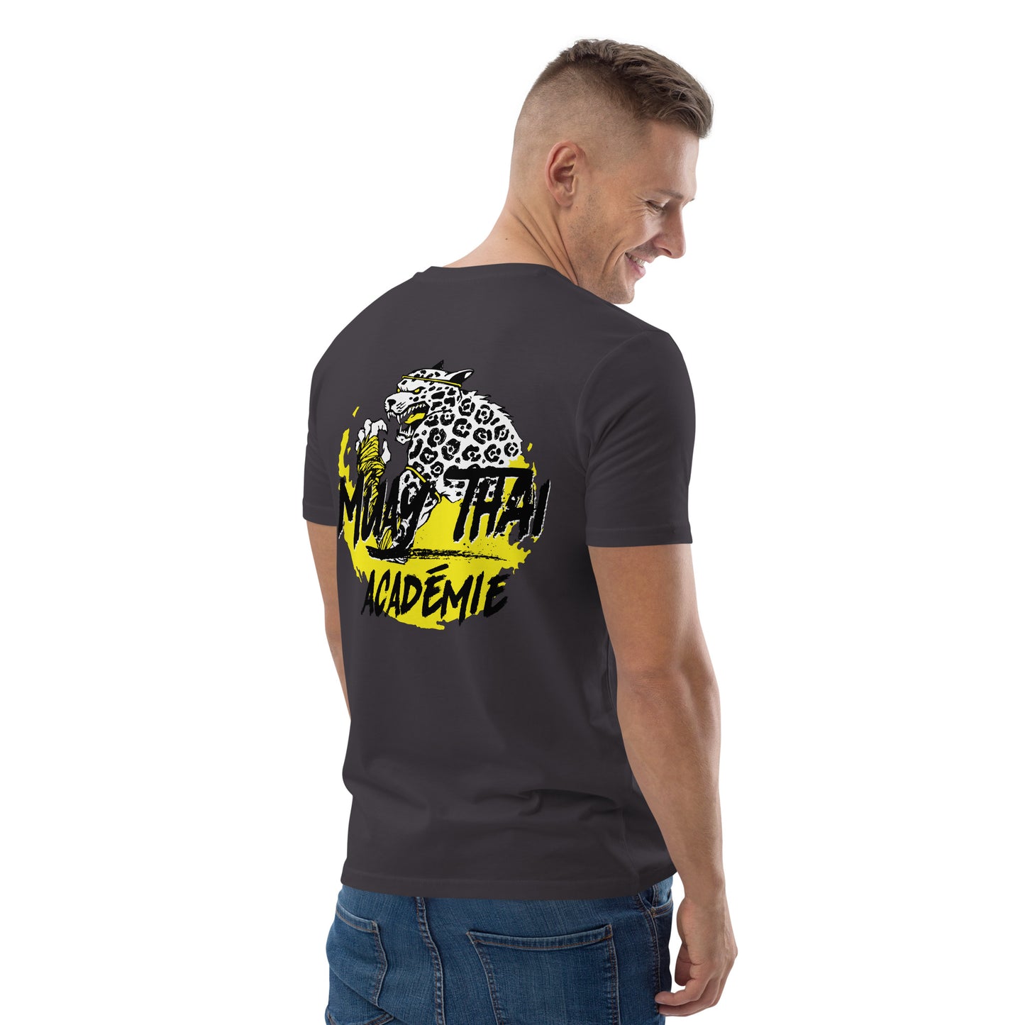 T-shirt mta logo officiel cœur unisexe en coton biologique