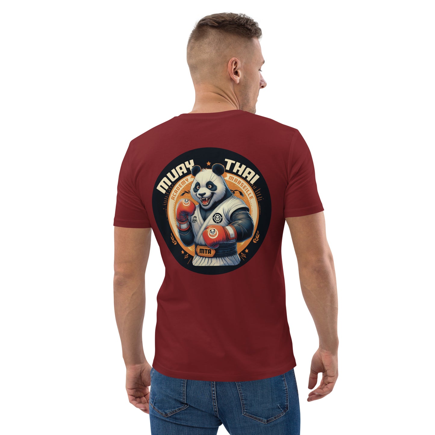 T-shirt unisexe en coton biologique (Imprimé Panda 2)
