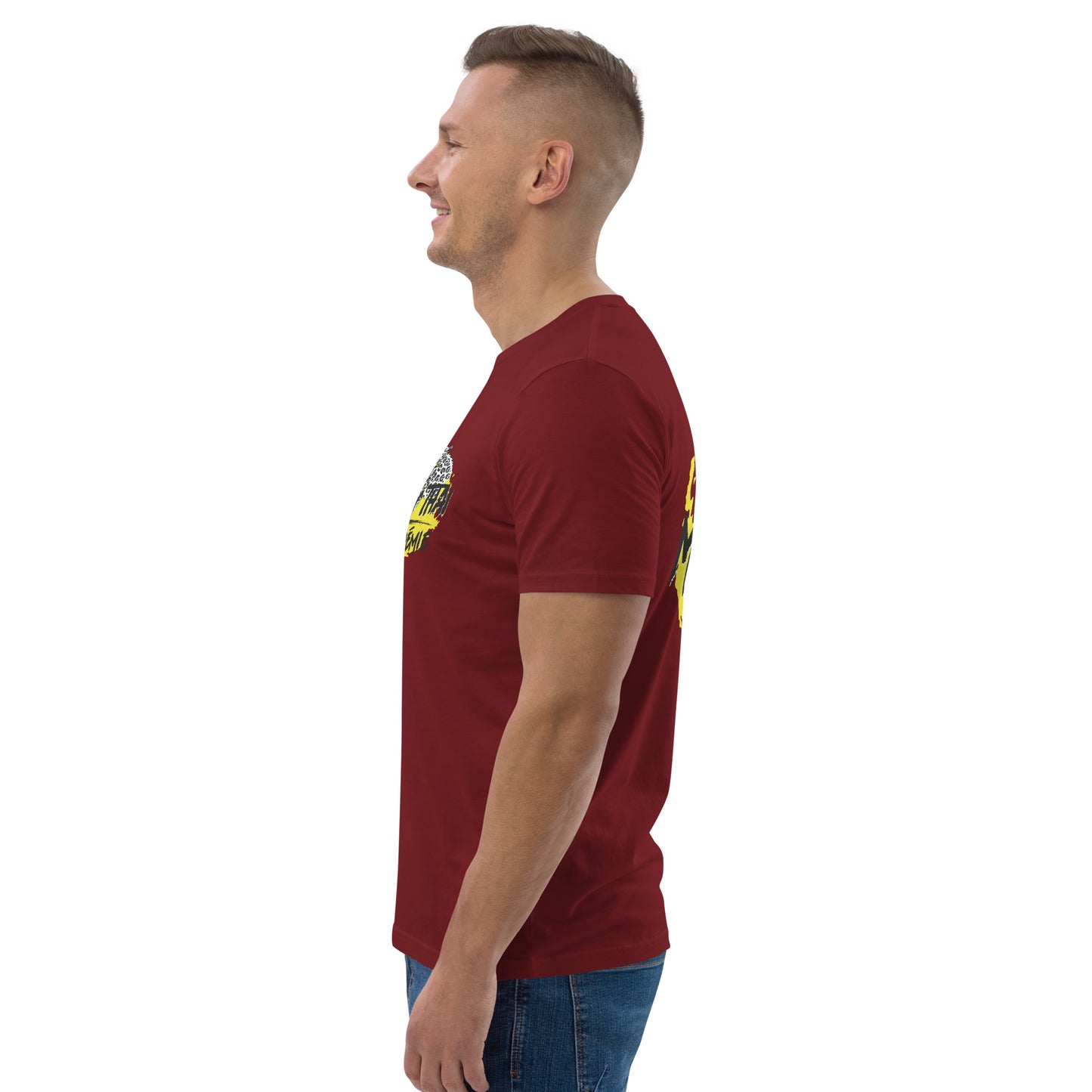 T-shirt mta logo officiel unisexe en coton biologique