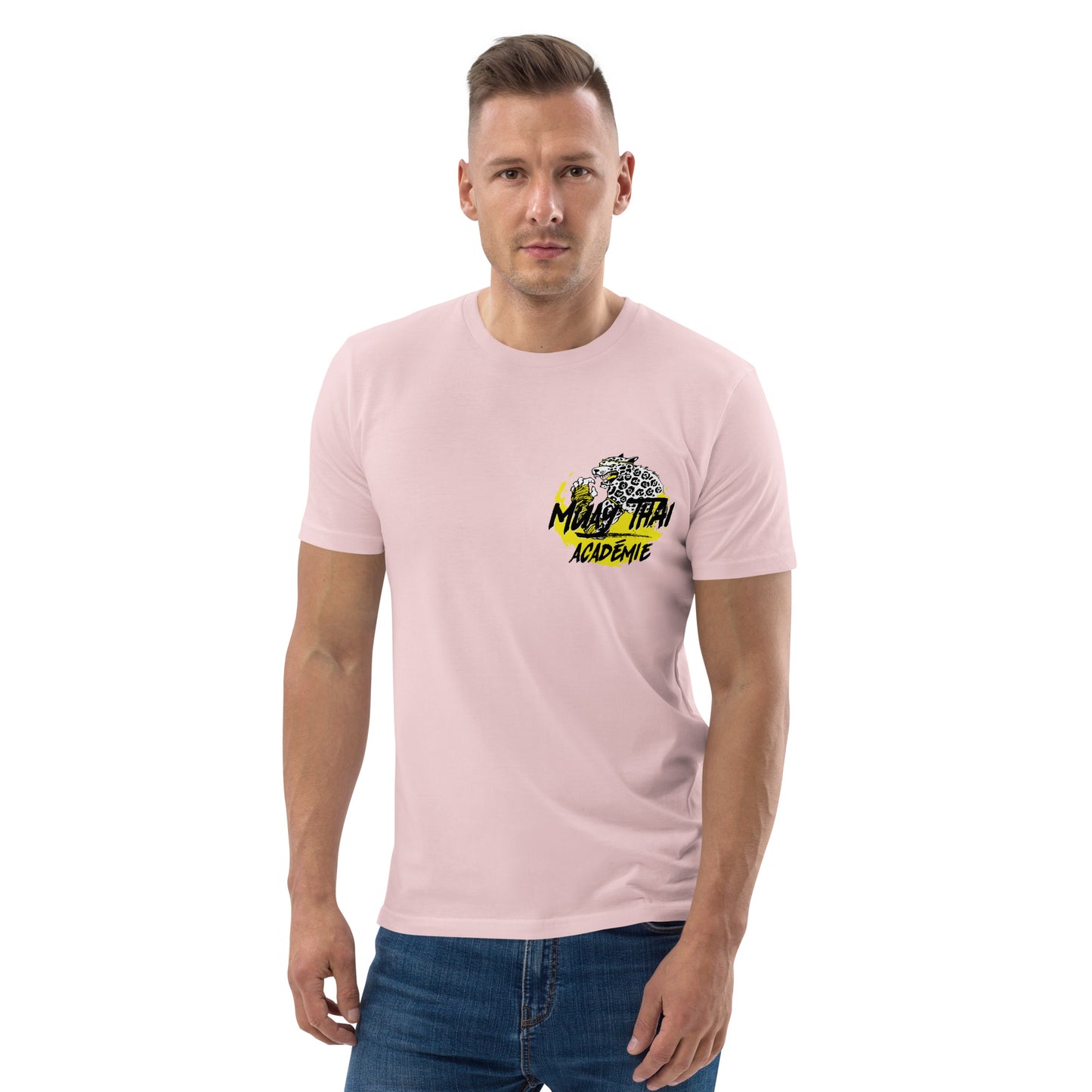 T-shirt mta logo officiel cœur unisexe en coton biologique