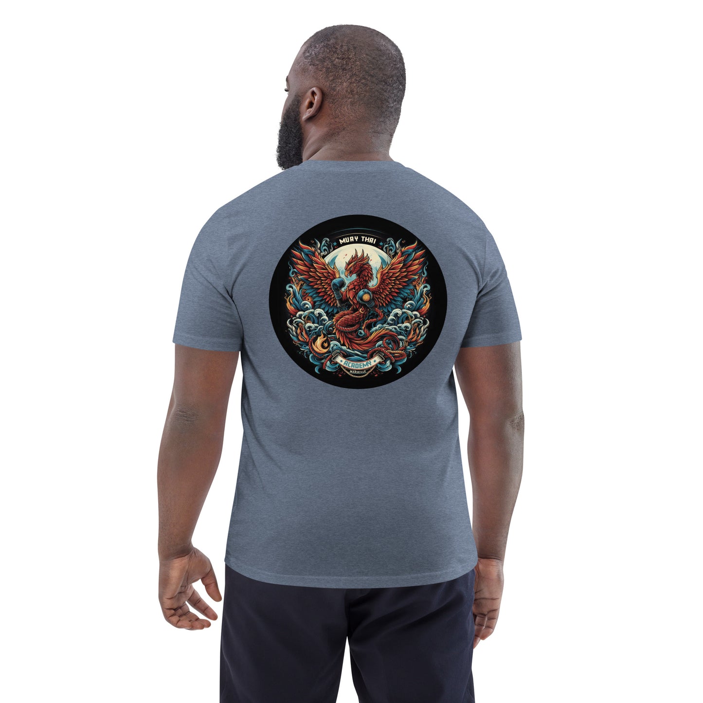 T-shirt unisexe en coton biologique (Imprimé Phoenix 2)