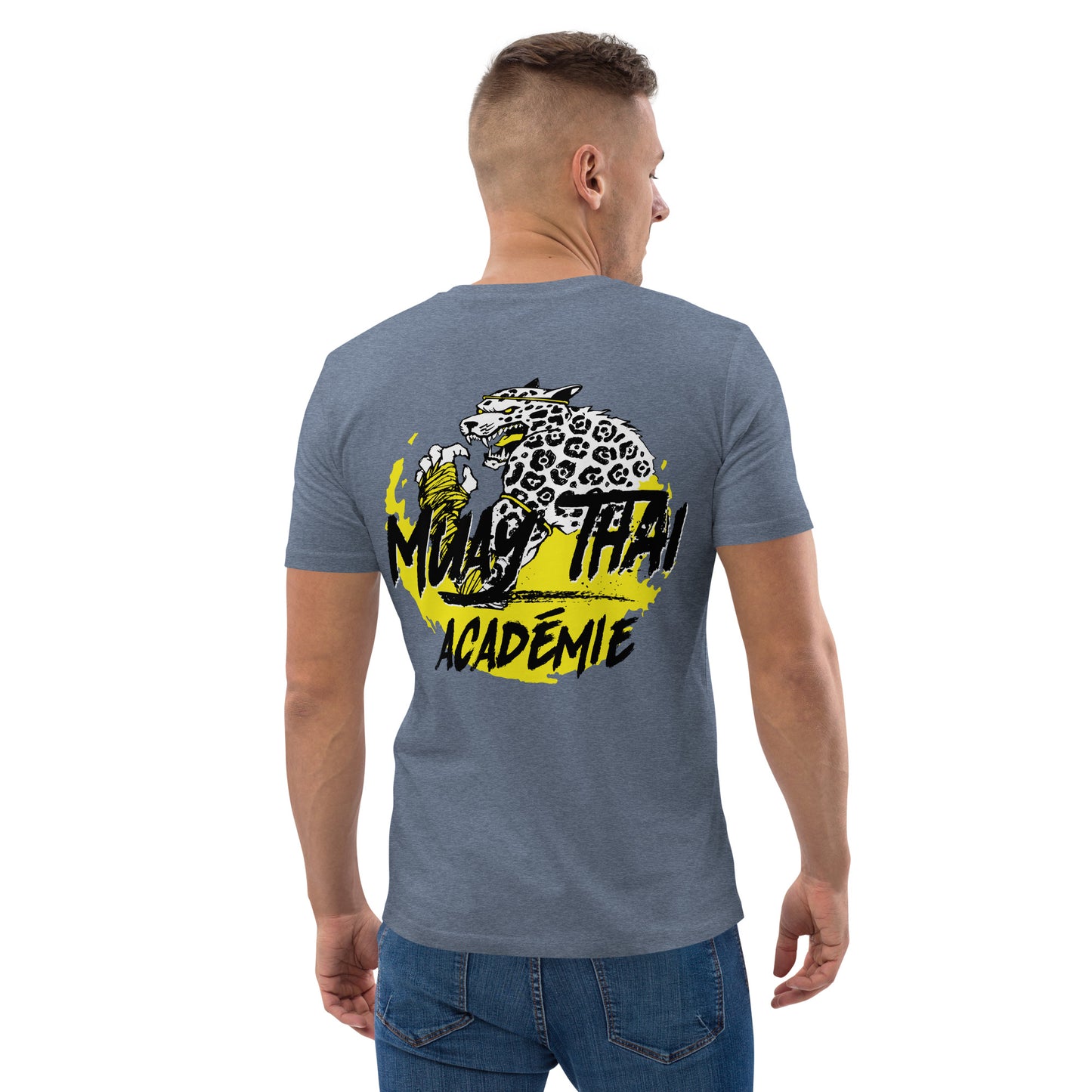 T-shirt mta logo officiel cœur unisexe en coton biologique