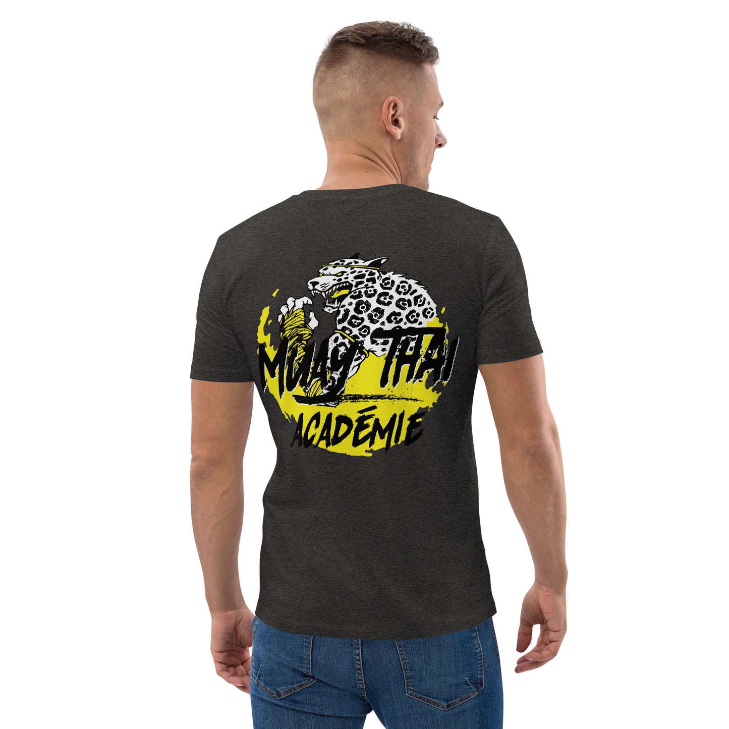 T-shirt mta logo officiel cœur unisexe en coton biologique