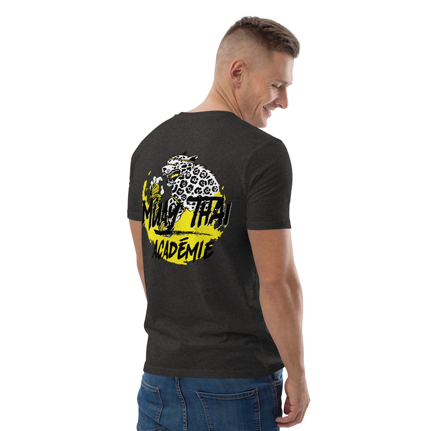 T-shirt mta logo officiel cœur unisexe en coton biologique