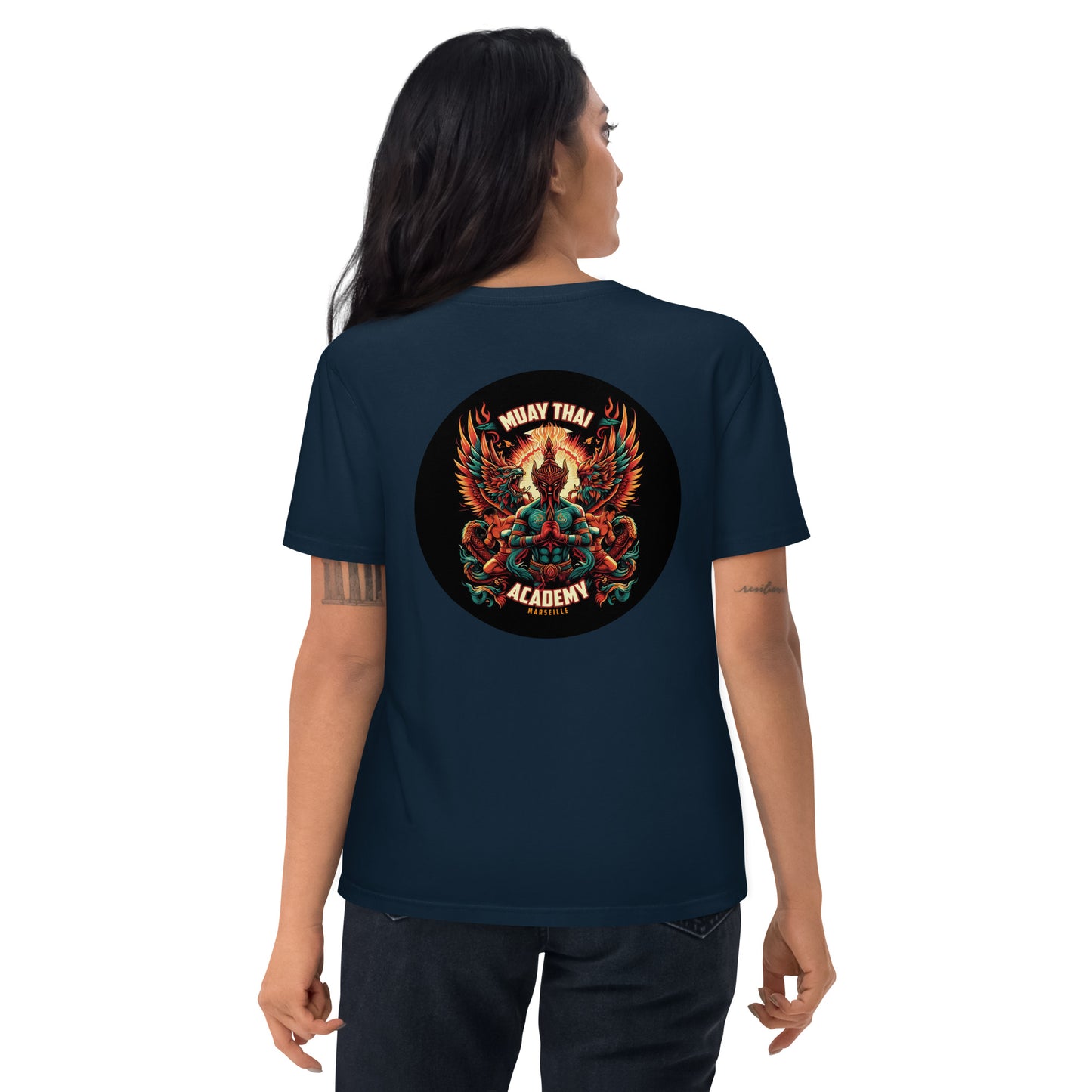 T-shirt unisexe en coton biologique (Imprimé Phoenix 1)