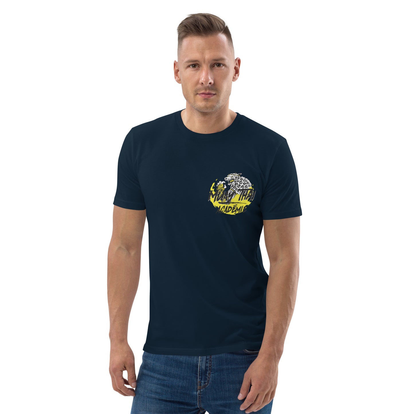 T-shirt mta logo officiel cœur unisexe en coton biologique
