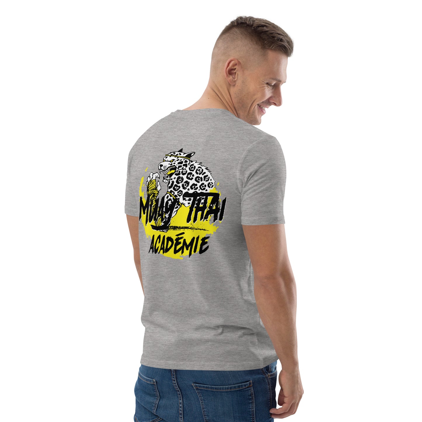 T-shirt mta logo officiel cœur unisexe en coton biologique