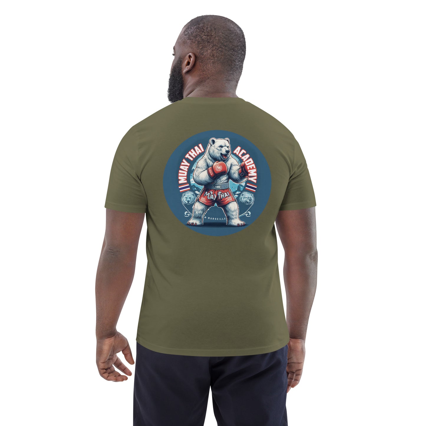 T-shirt unisexe en coton biologique (Imprimé Ours 2)