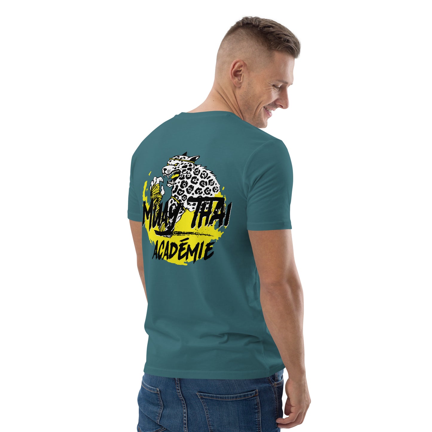 T-shirt mta logo officiel cœur unisexe en coton biologique