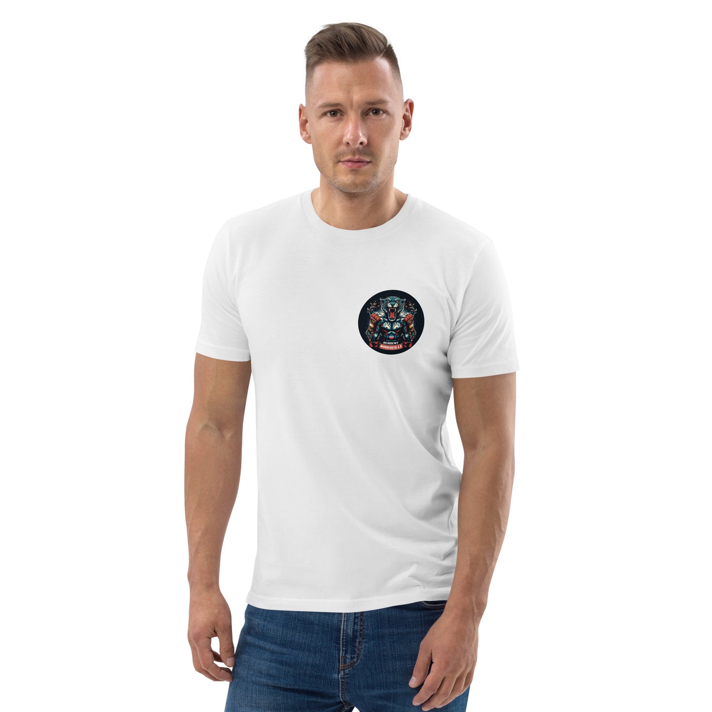 T-shirt unisexe en coton biologique (Imprimé Guépard 2)