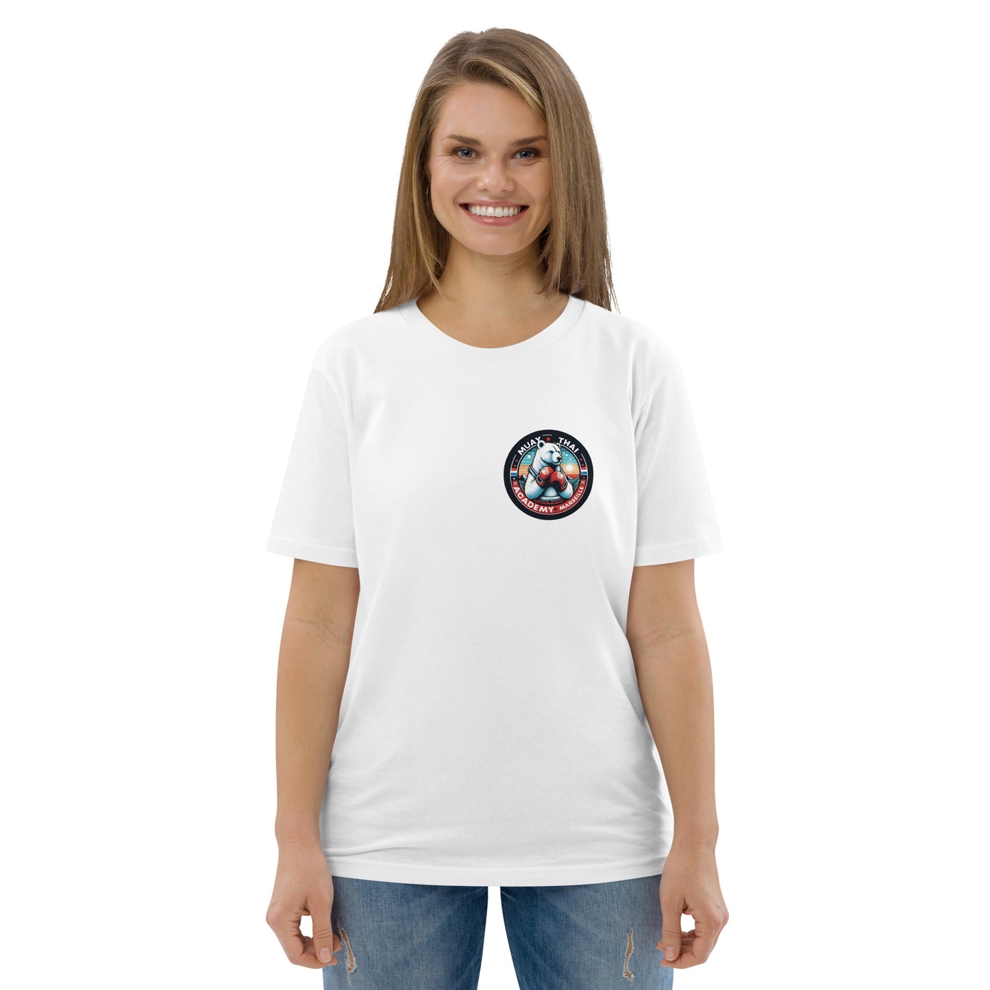 T-shirt unisexe en coton biologique (Imprimé Ours 1)