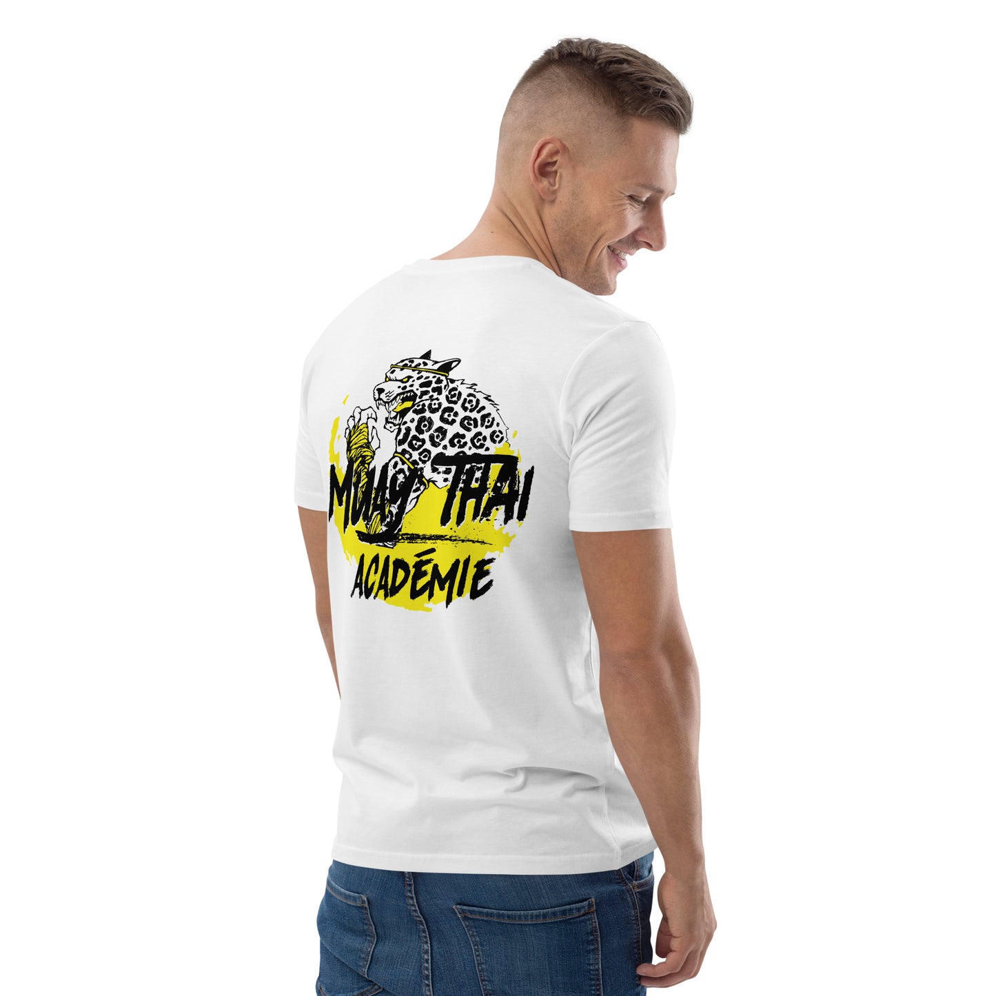 T-shirt mta logo officiel cœur unisexe en coton biologique