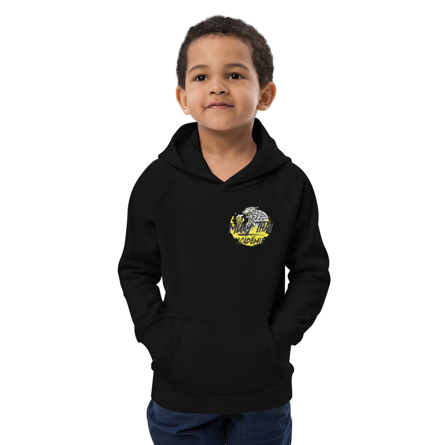 Sweat MTA (logo coeur) à capuche écologique pour enfants