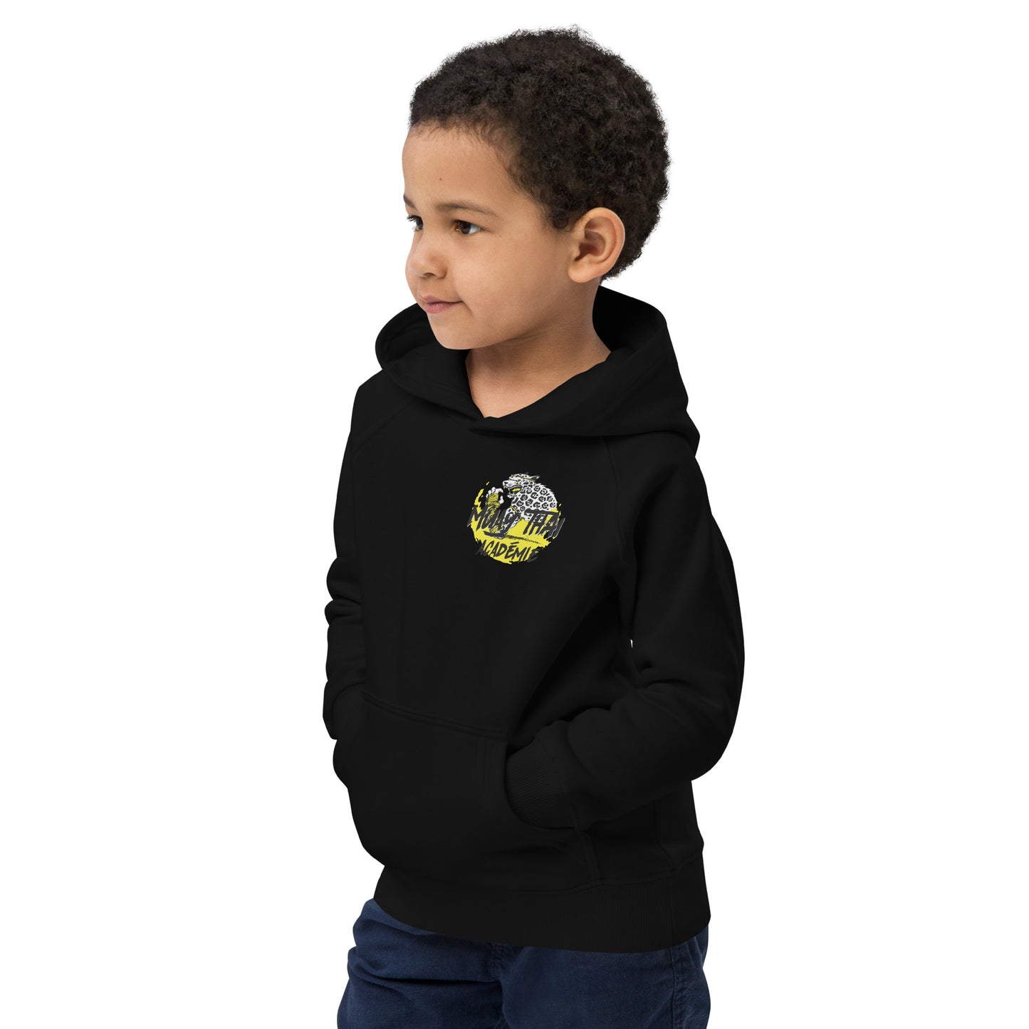 Sweat MTA (logo coeur) à capuche écologique pour enfants