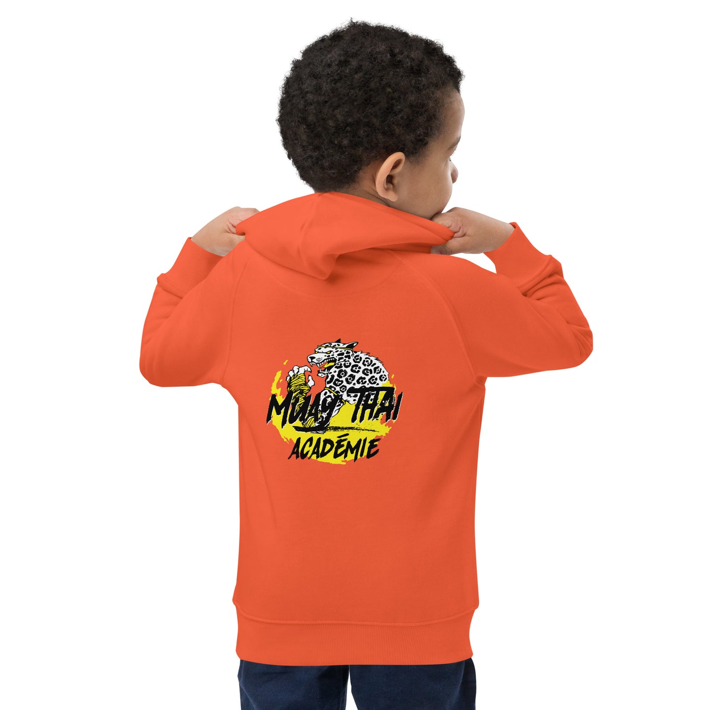Sweat MTA (logo coeur) à capuche écologique pour enfants