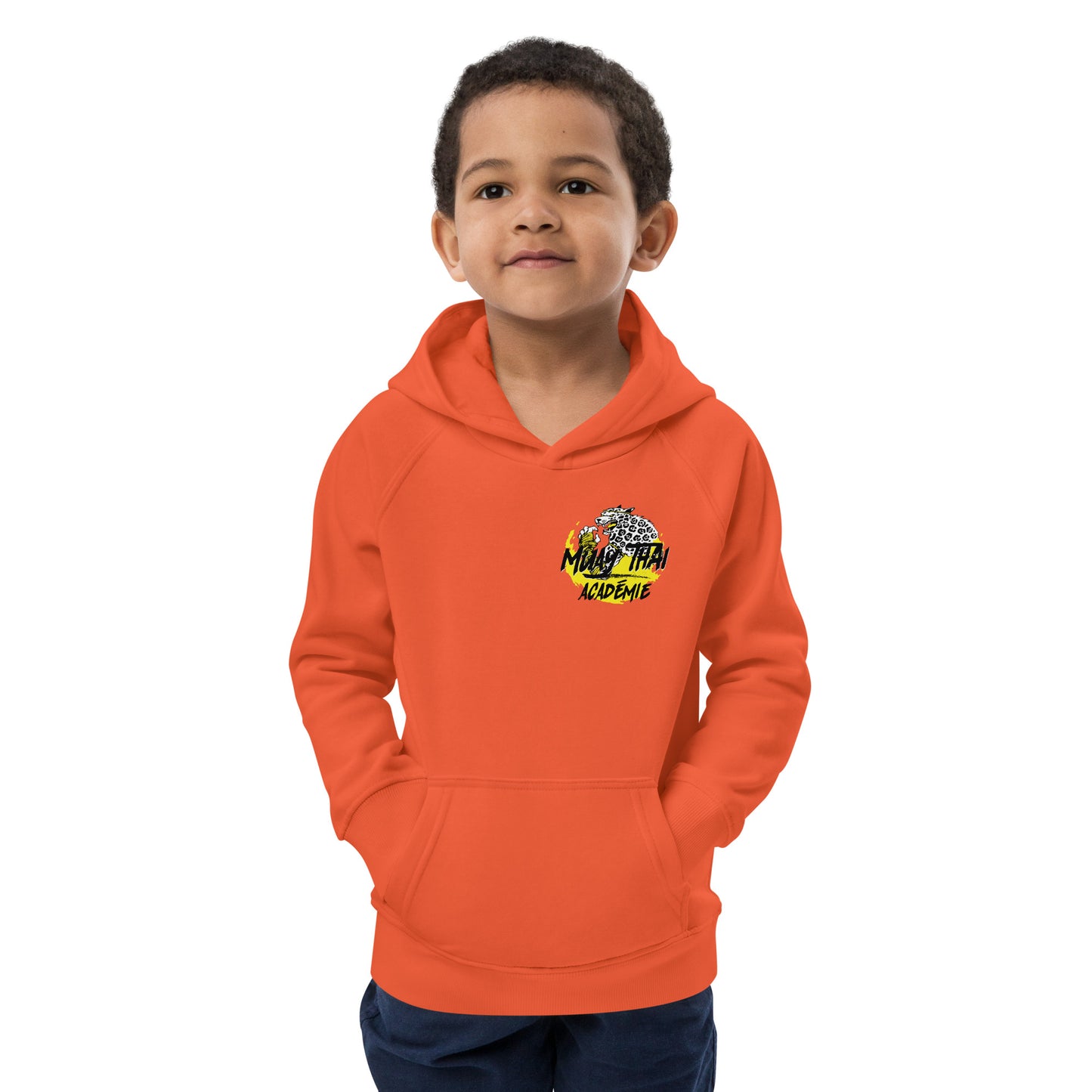 Sweat MTA (logo coeur) à capuche écologique pour enfants