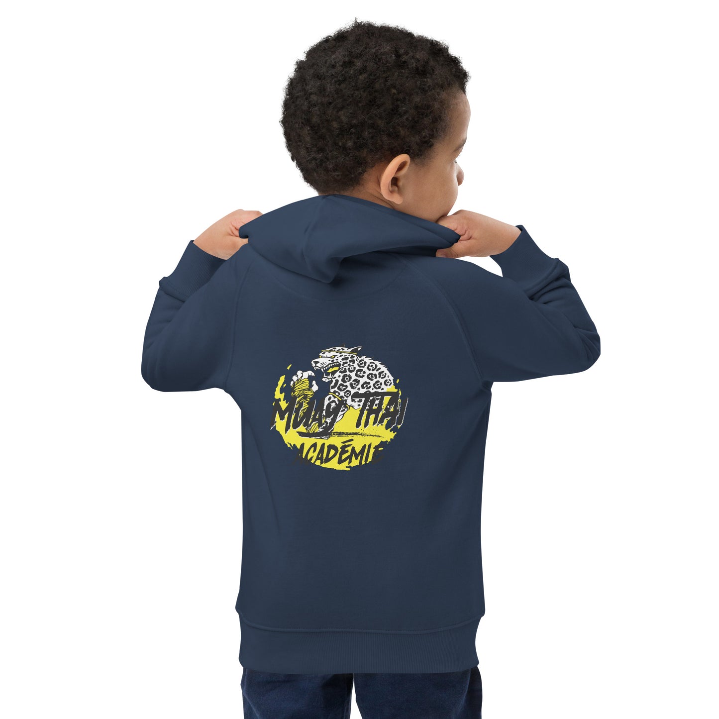 Sweat MTA (logo coeur) à capuche écologique pour enfants