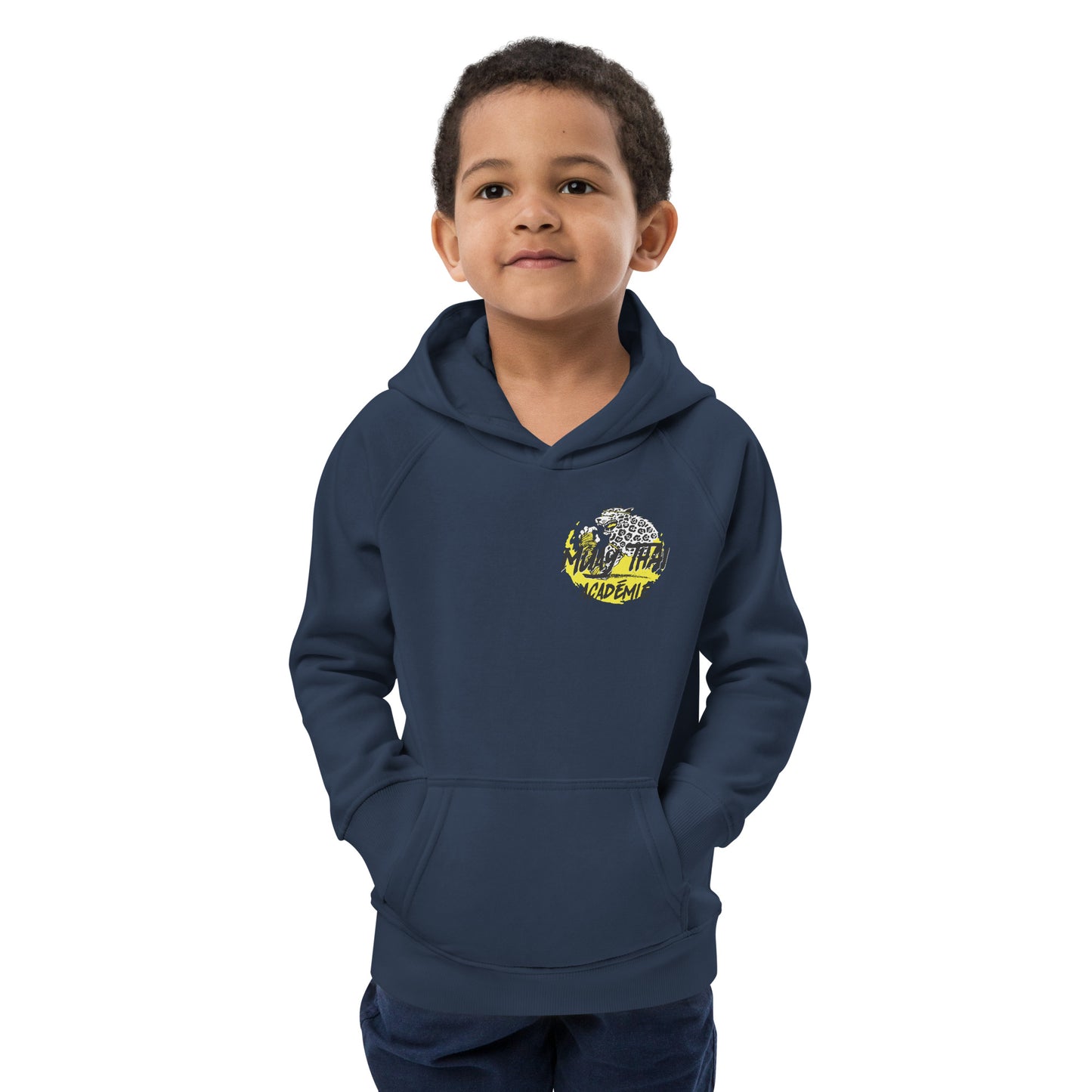 Sweat MTA (logo coeur) à capuche écologique pour enfants