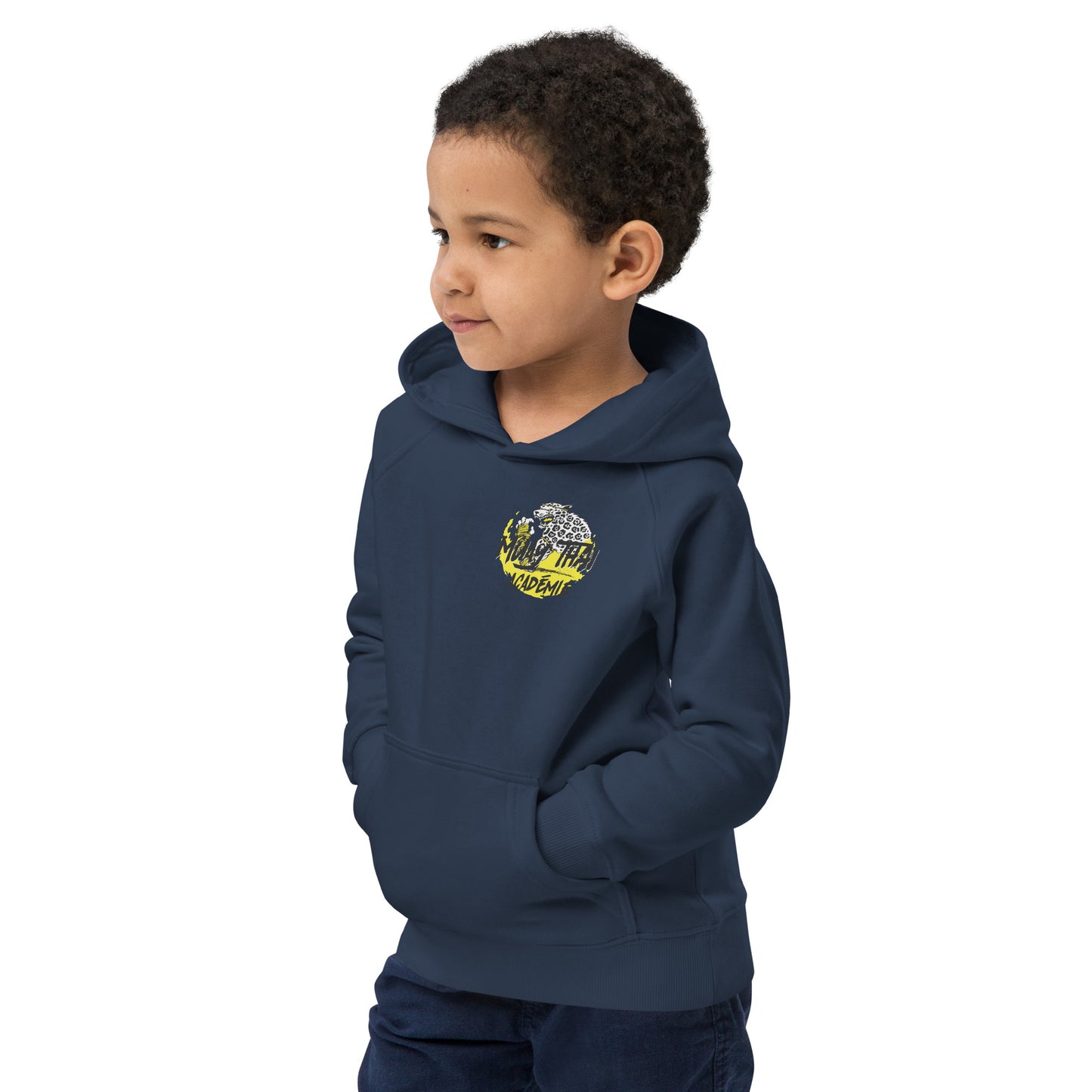 Sweat MTA (logo coeur) à capuche écologique pour enfants