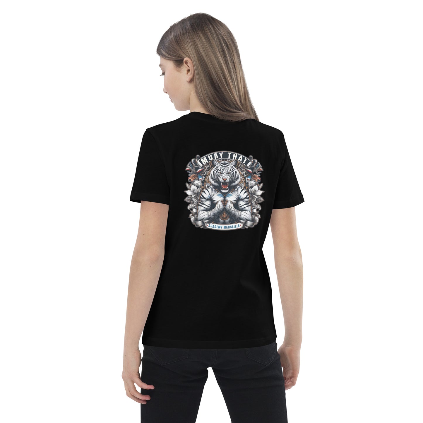 T-shirt en coton bio enfant (Imprimé Tigre 3)