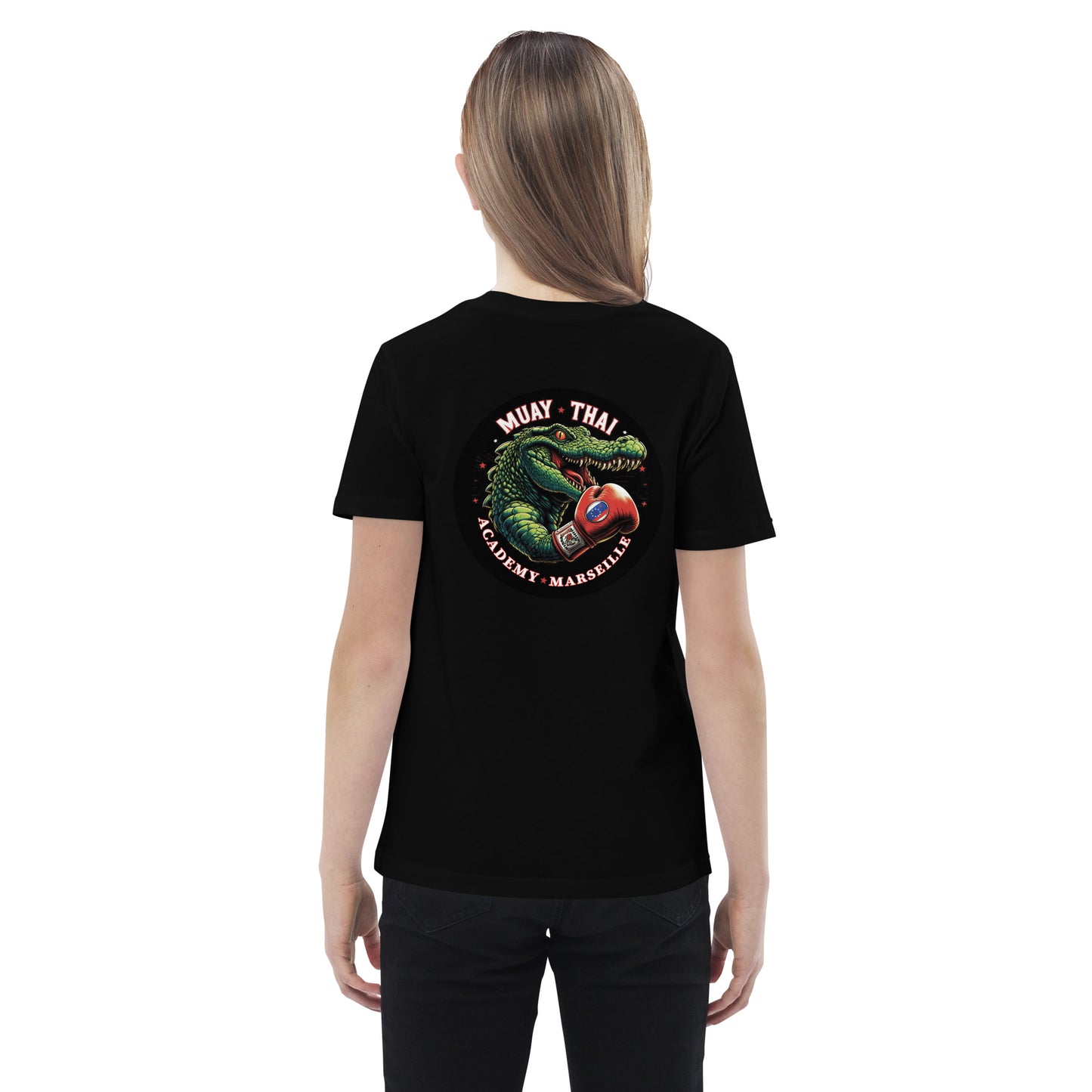 T-shirt en coton bio enfant (imprimé Crocodile 2)