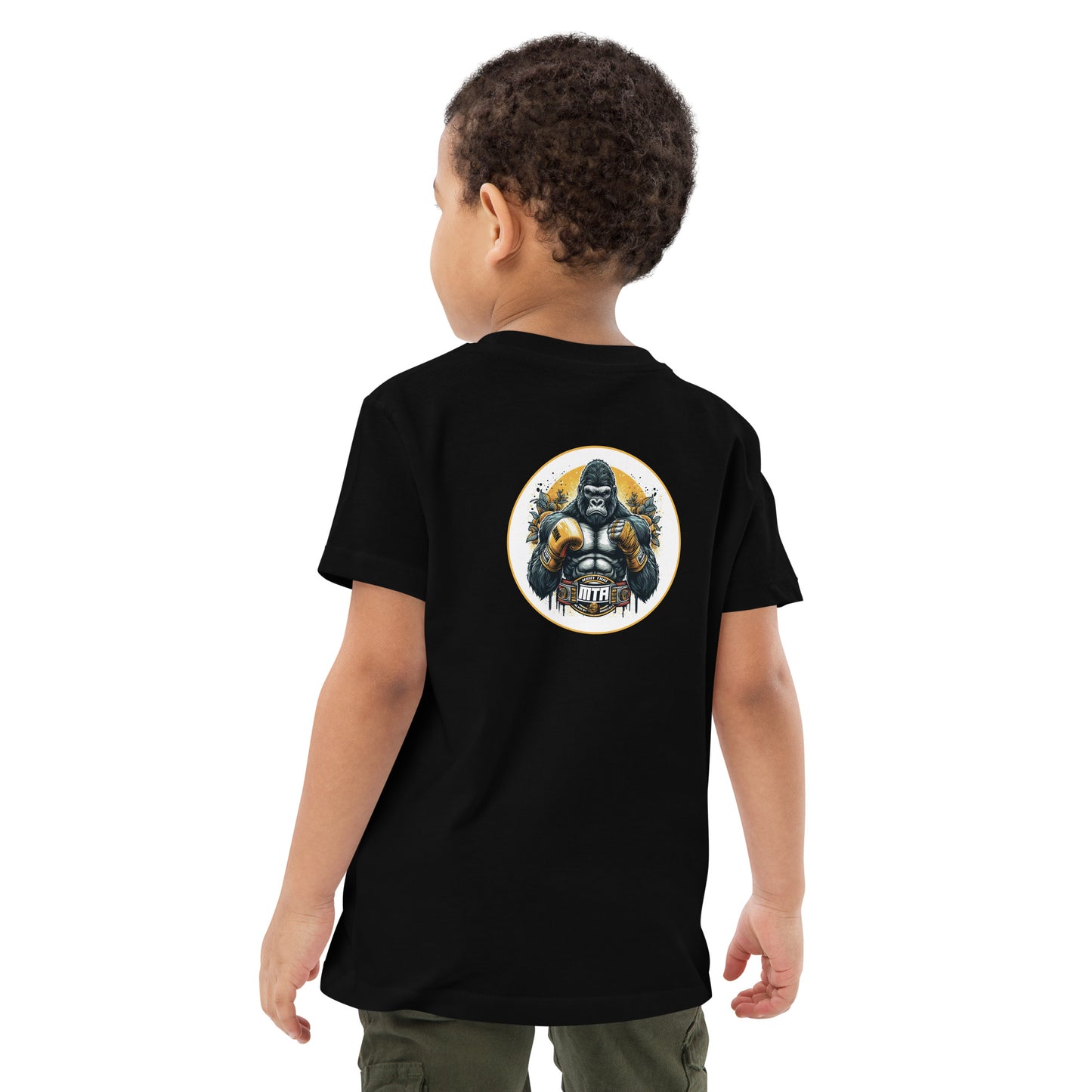 T-shirt en coton bio enfant (imprimé Gorille)