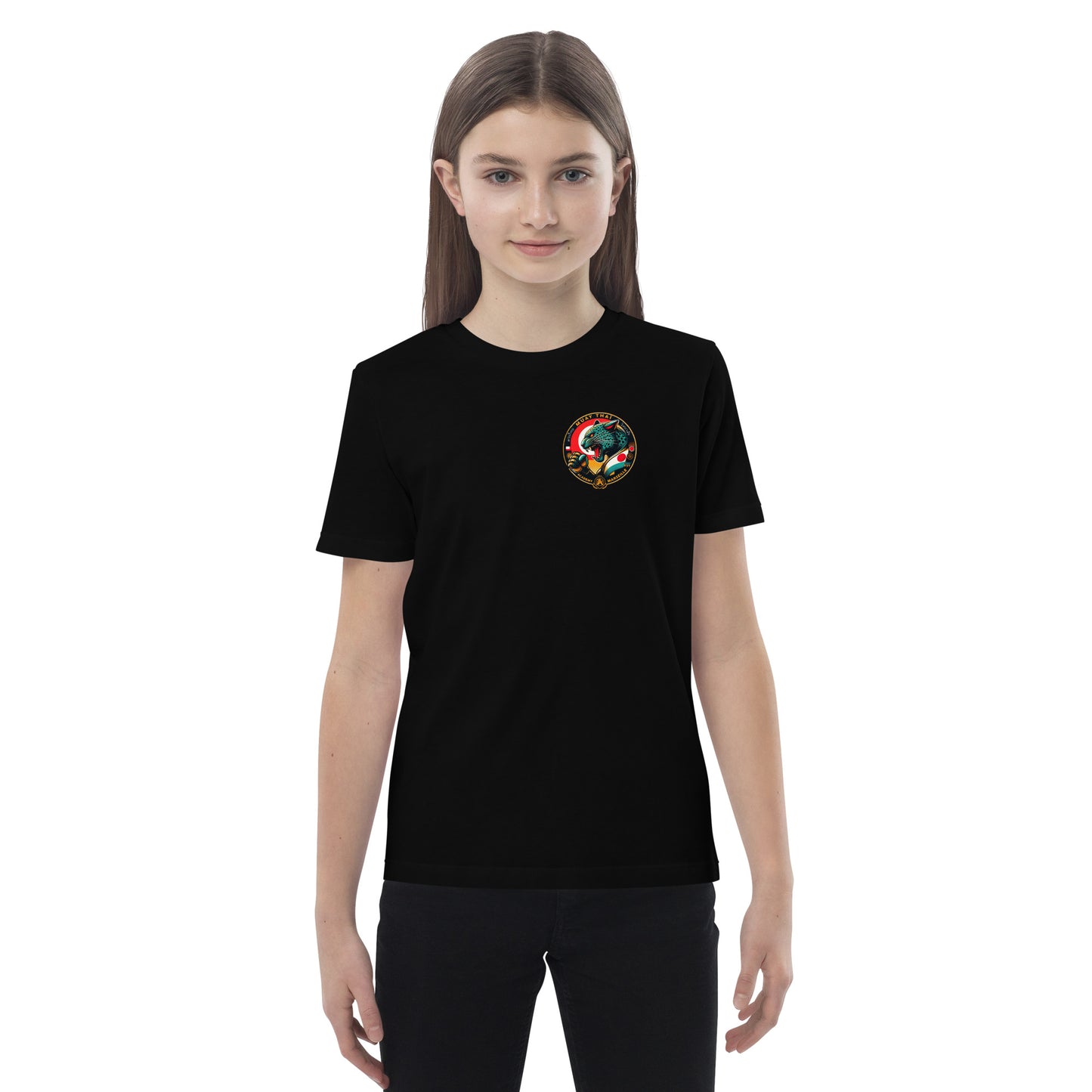 T-shirt en coton bio enfant (imprimé Guépard 1)