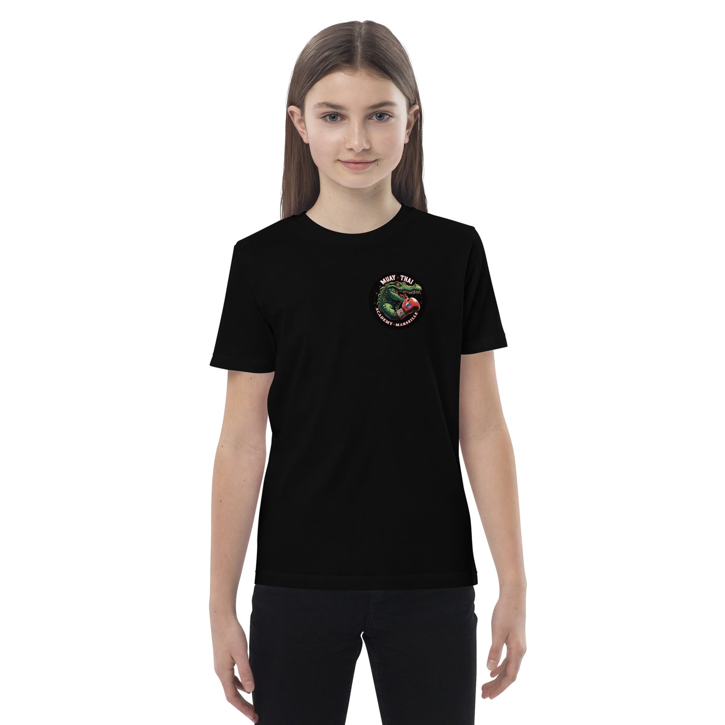 T-shirt en coton bio enfant (imprimé Crocodile 2)