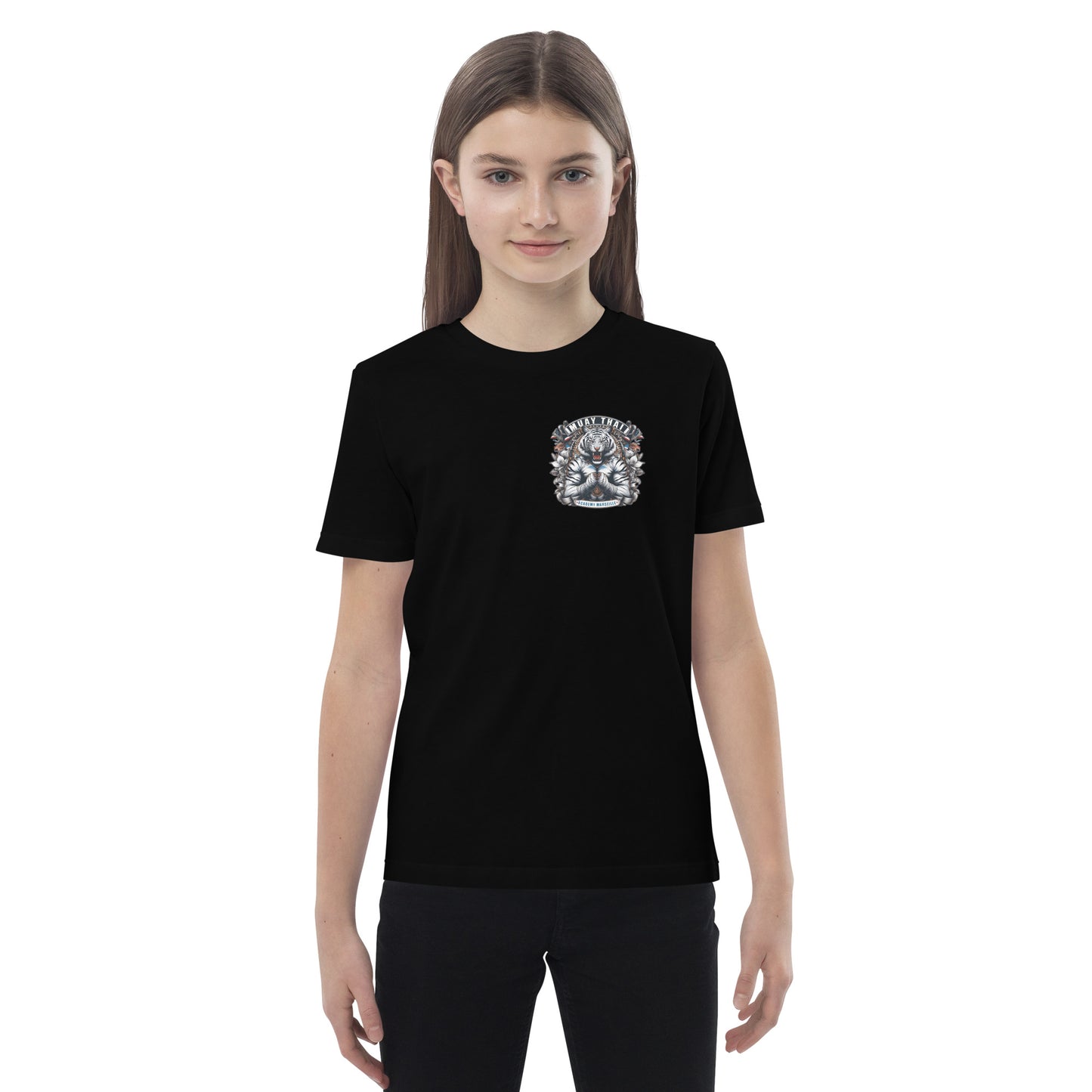 T-shirt en coton bio enfant (Imprimé Tigre 3)