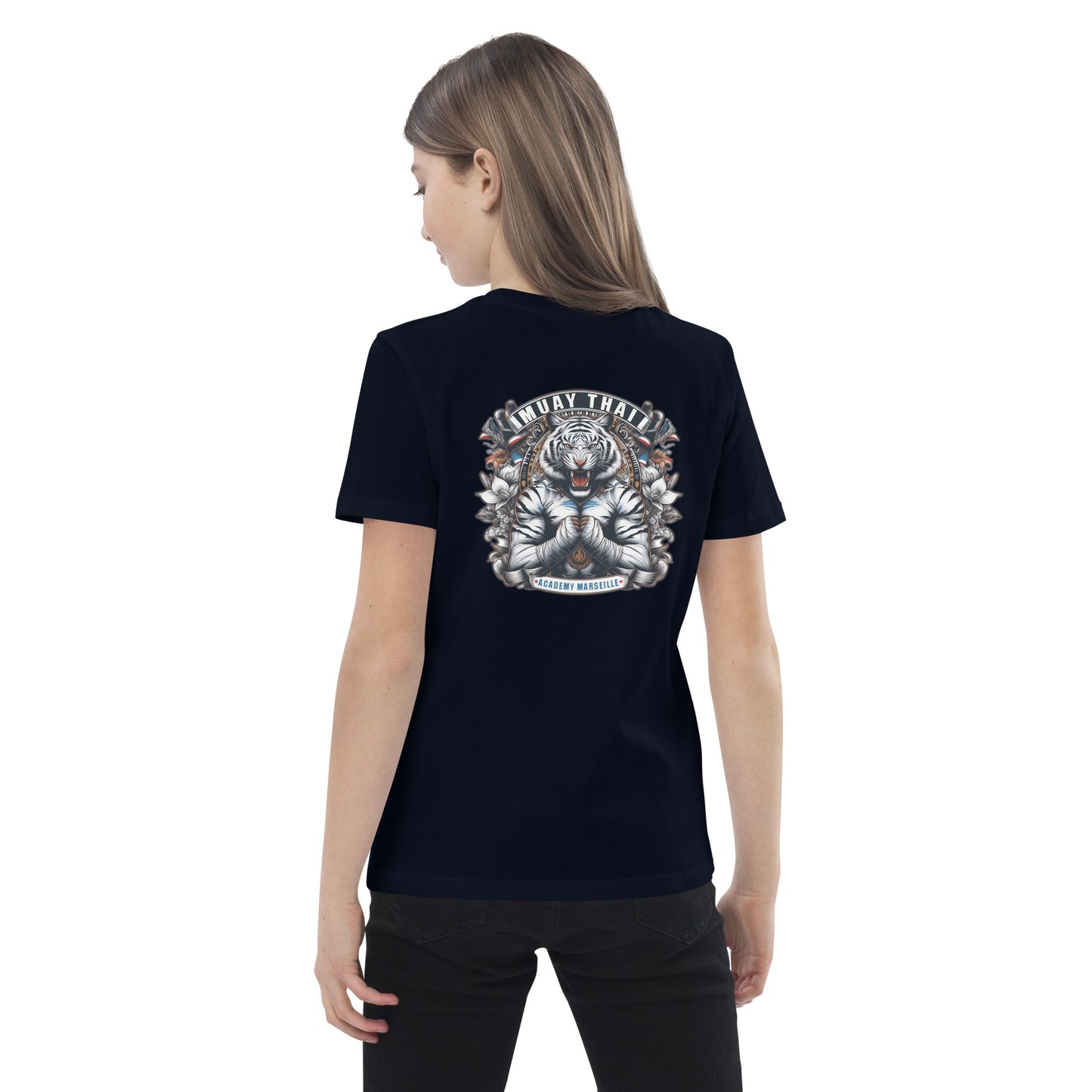 T-shirt en coton bio enfant (Imprimé Tigre 3)