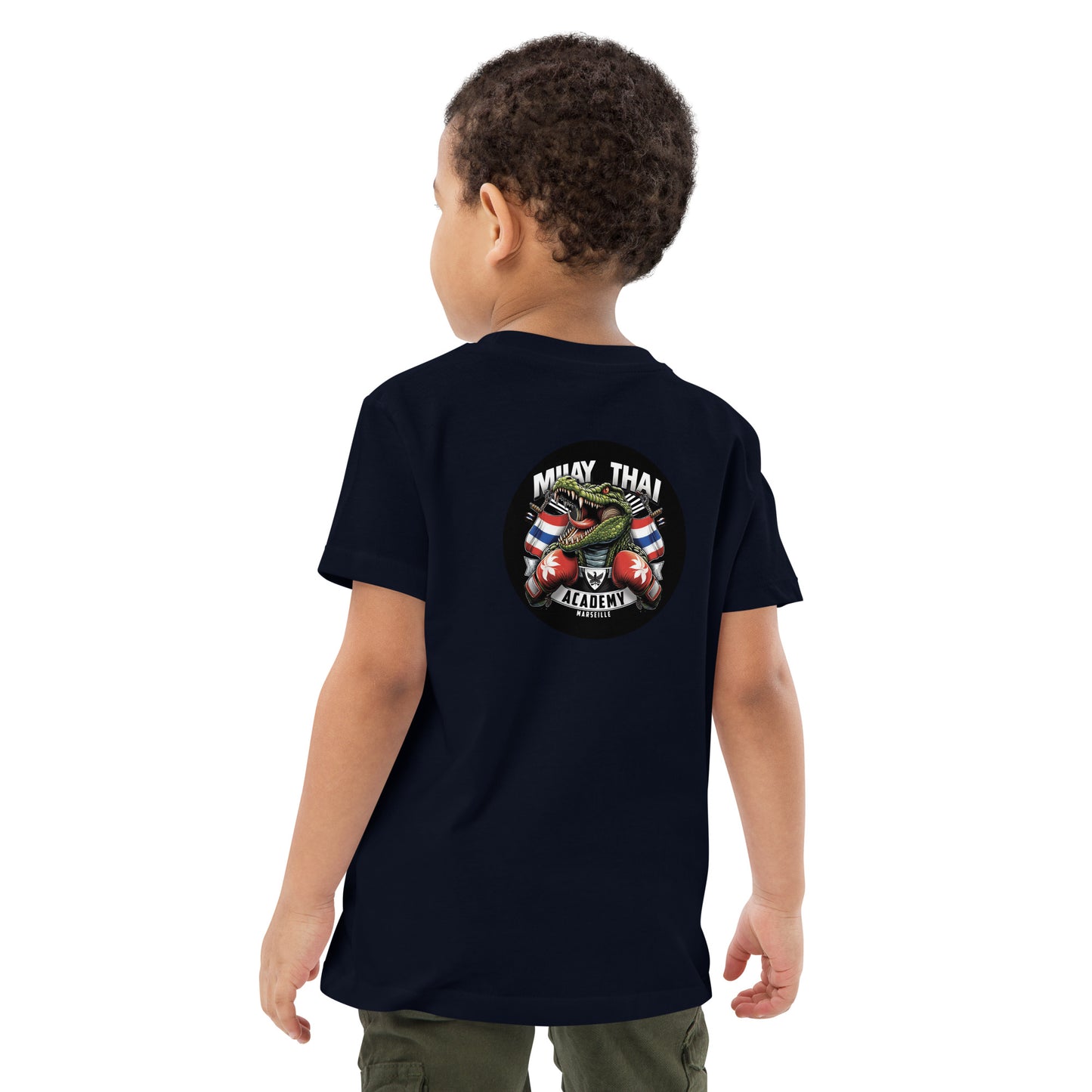 T-shirt en coton bio enfant (imprimé Crocodile 1)