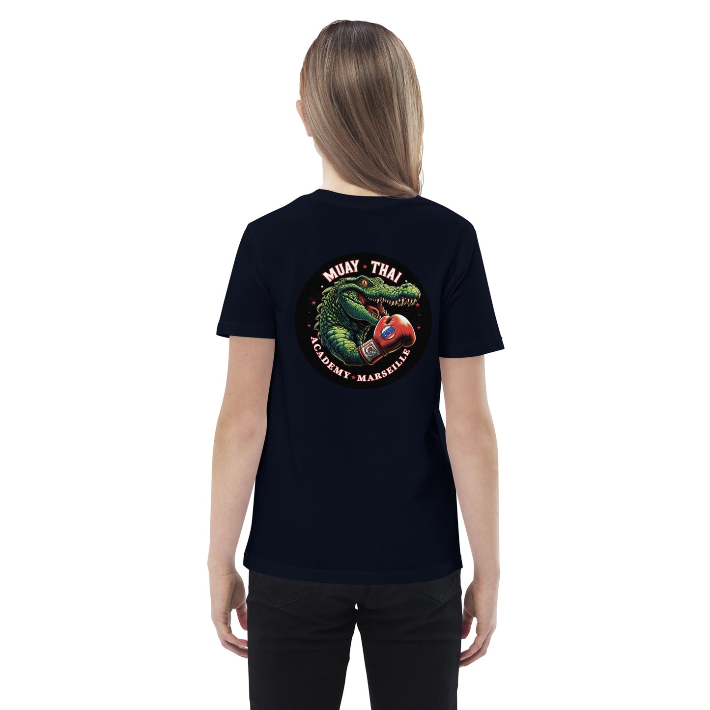 T-shirt en coton bio enfant (imprimé Crocodile 2)