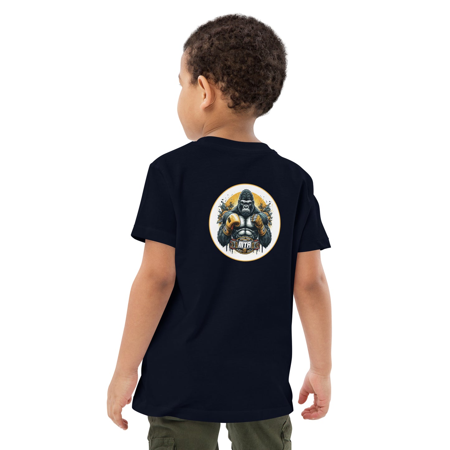 T-shirt en coton bio enfant (imprimé Gorille)