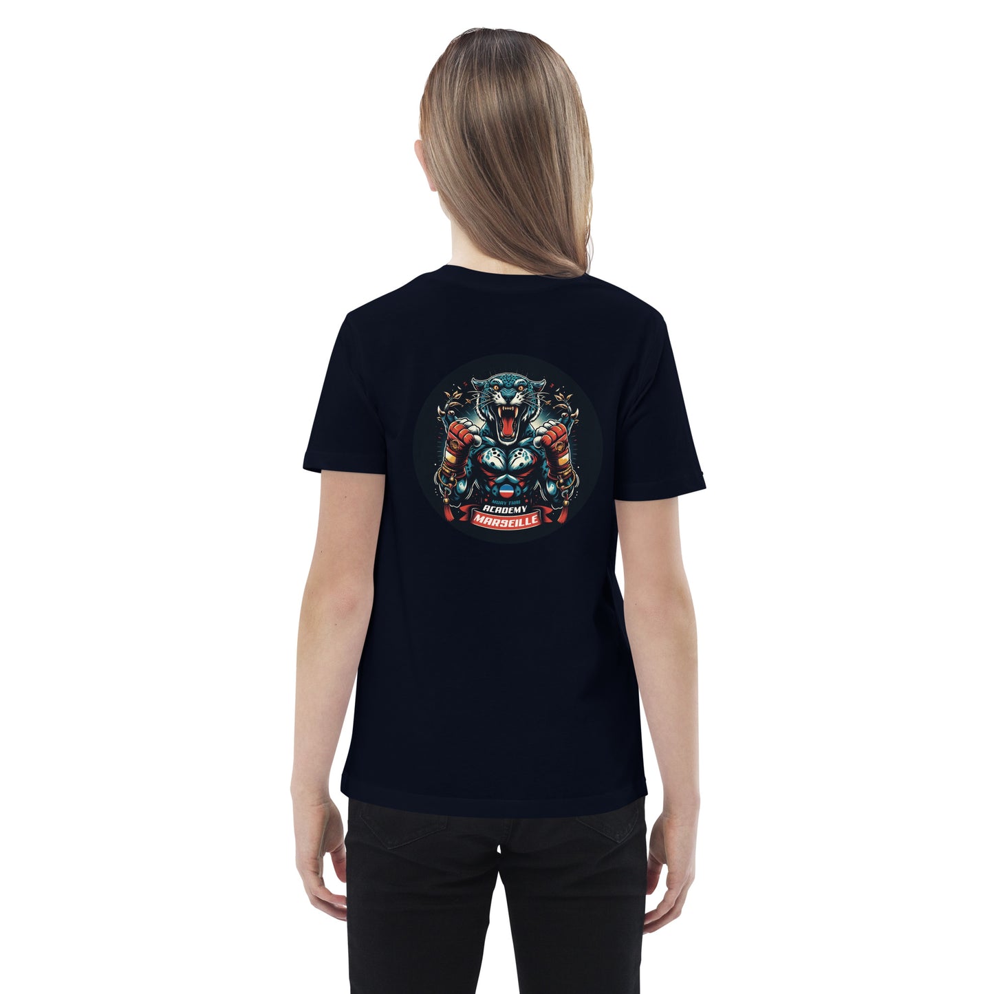 T-shirt en coton bio enfant (imprimé Guépard 2)