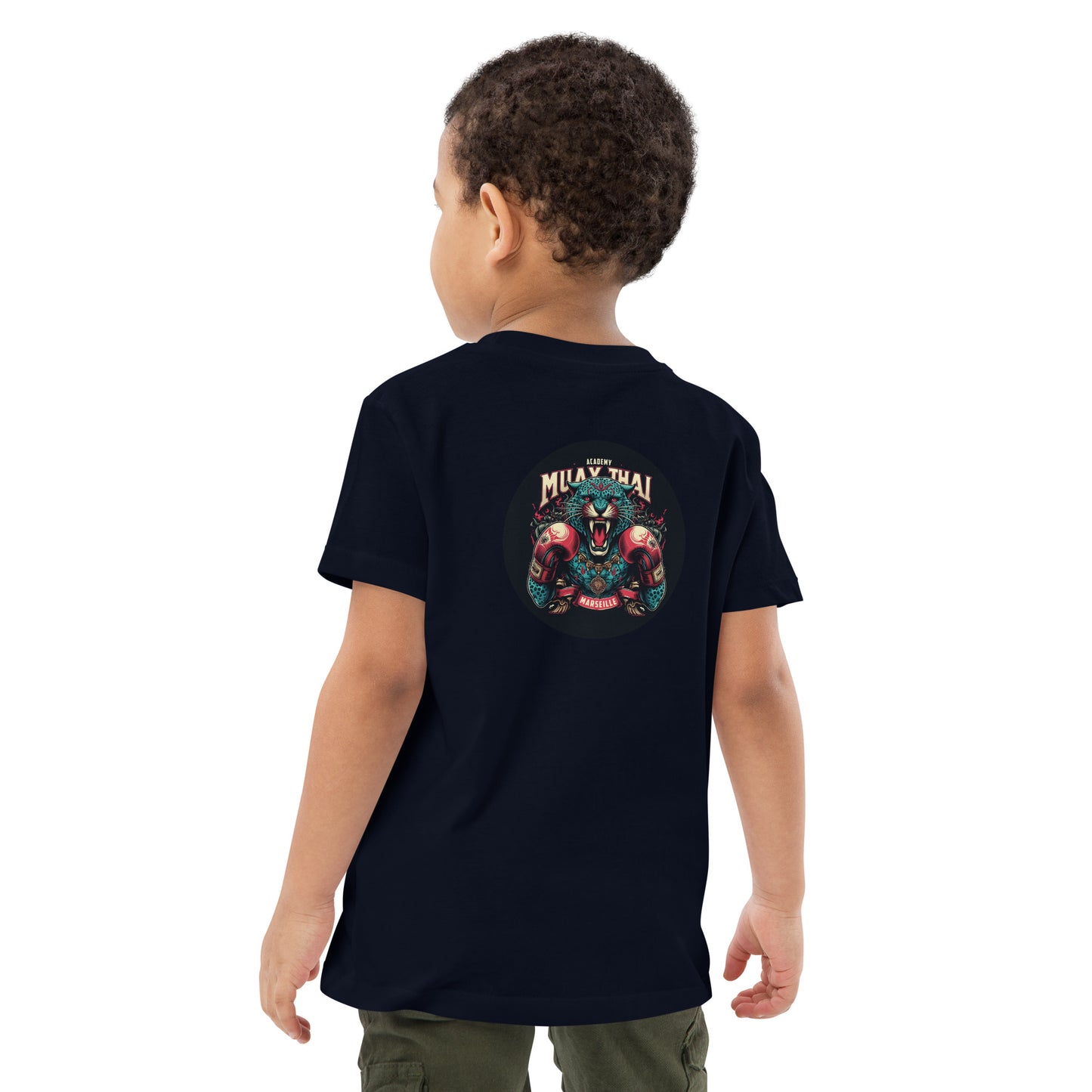 T-shirt en coton bio enfant (imprimé Guépard 3)