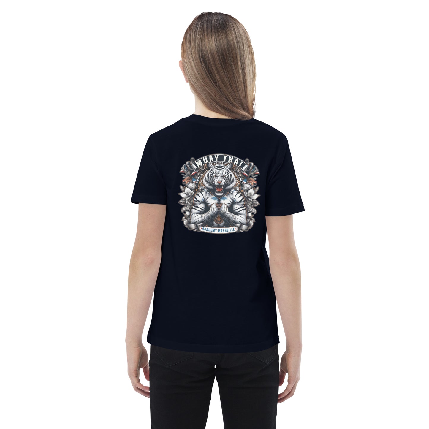 T-shirt en coton bio enfant (Imprimé Tigre 3)