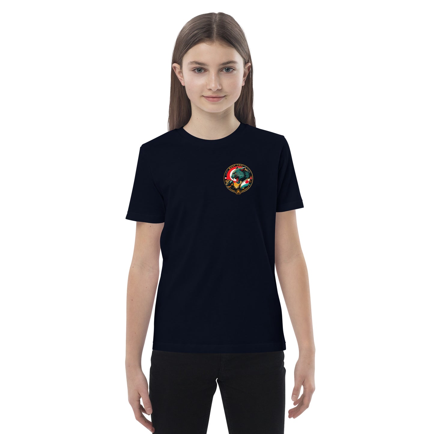 T-shirt en coton bio enfant (imprimé Guépard 1)