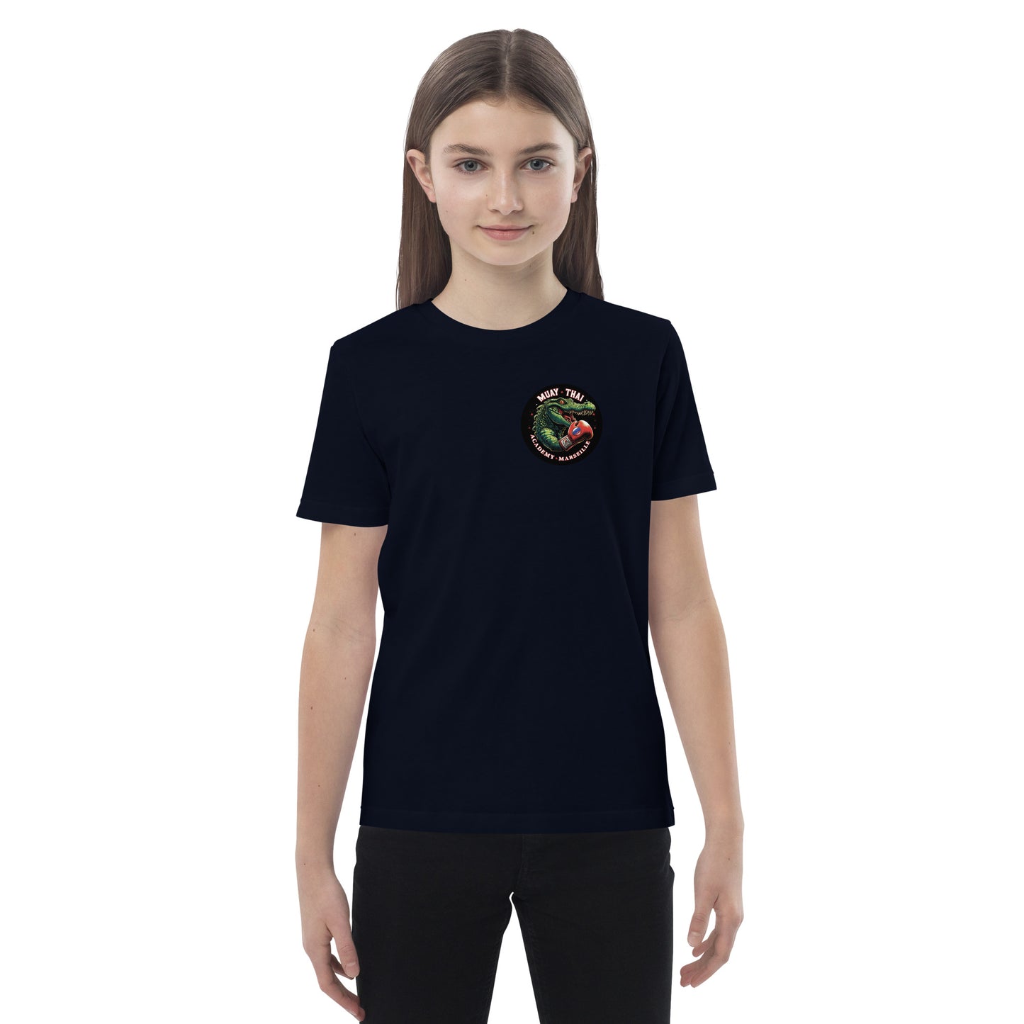 T-shirt en coton bio enfant (imprimé Crocodile 2)
