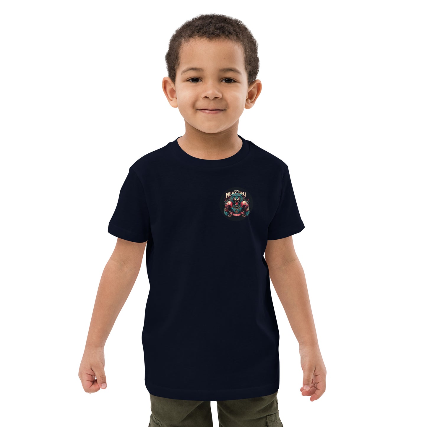 T-shirt en coton bio enfant (imprimé Guépard 3)