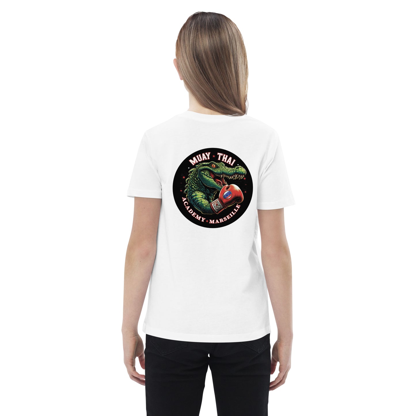 T-shirt en coton bio enfant (imprimé Crocodile 2)
