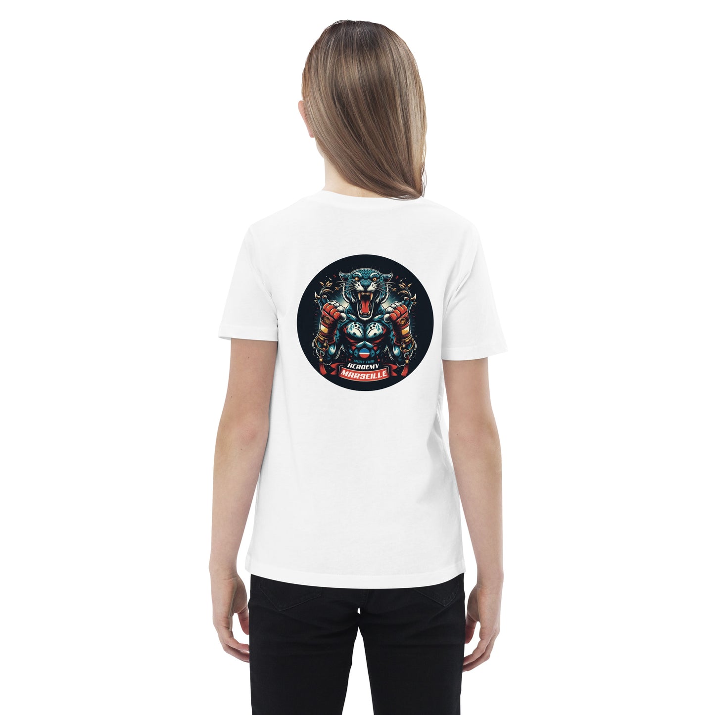 T-shirt en coton bio enfant (imprimé Guépard 2)