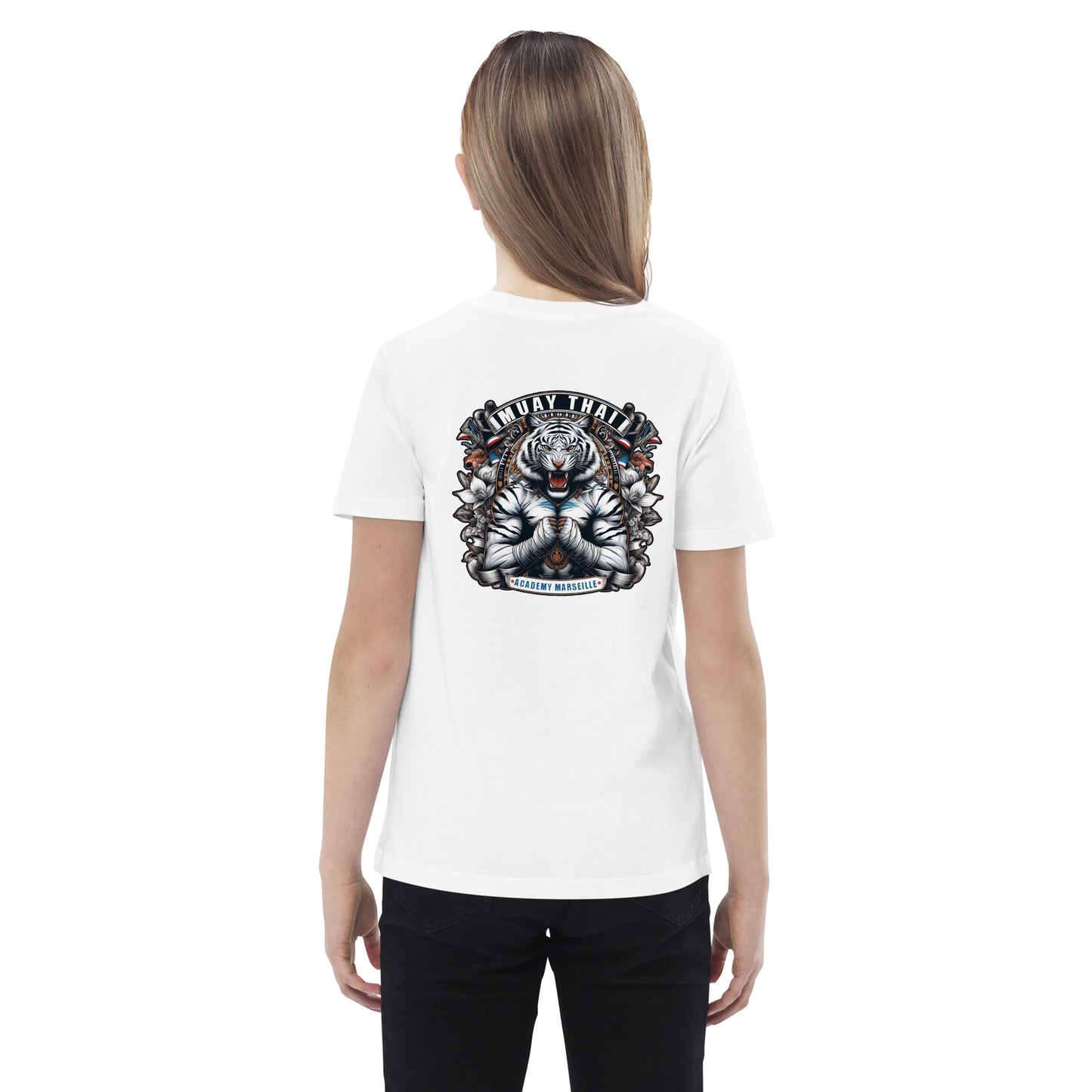T-shirt en coton bio enfant (Imprimé Tigre 3)