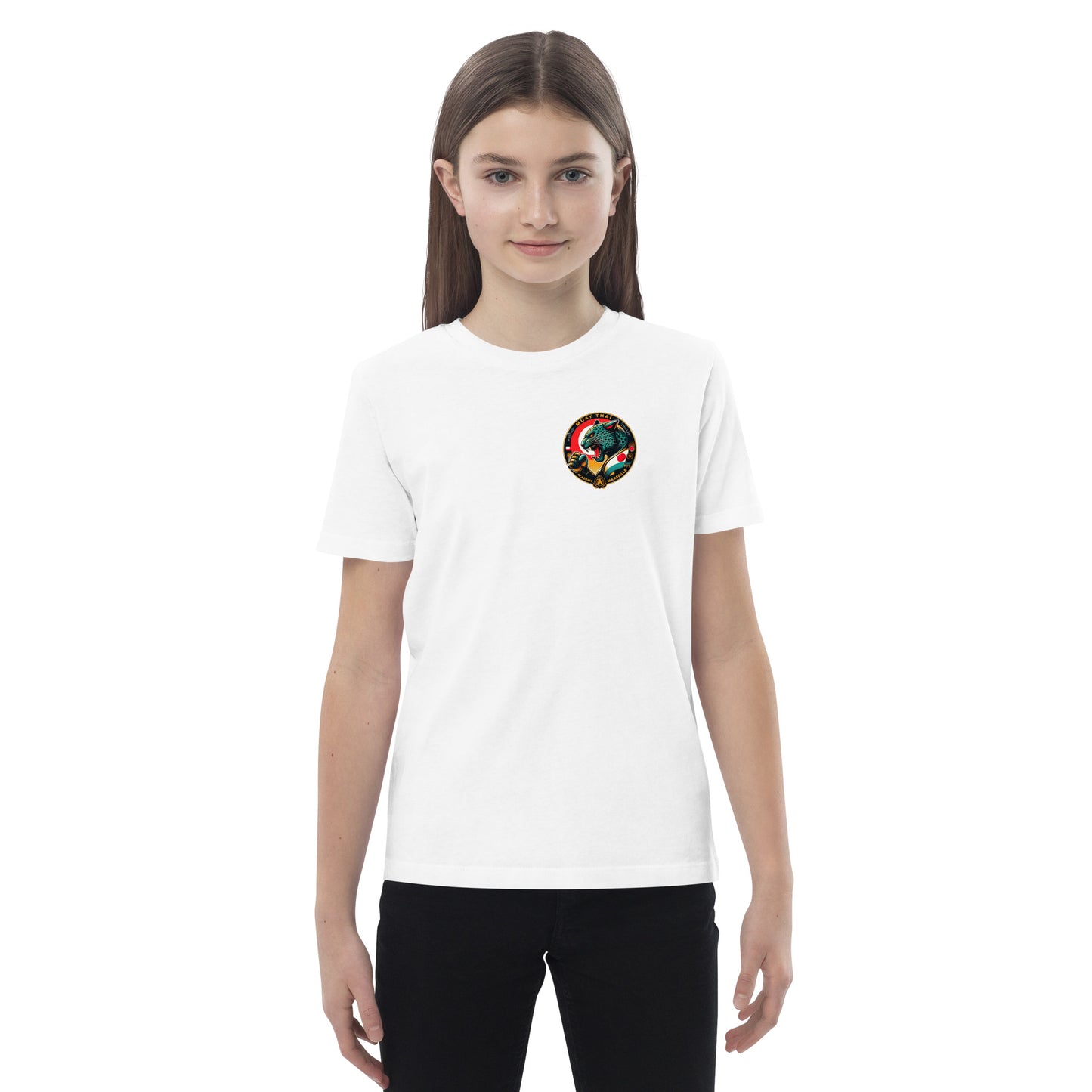 T-shirt en coton bio enfant (imprimé Guépard 1)