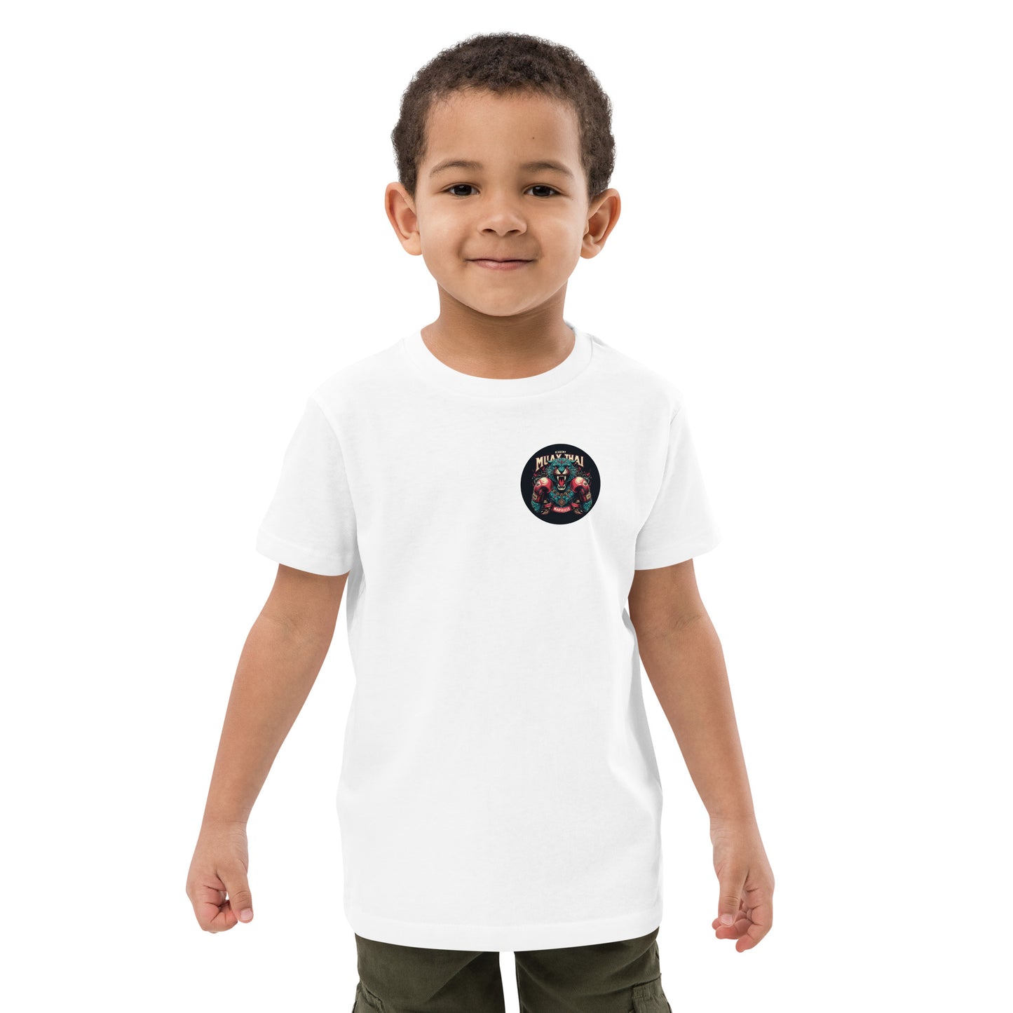 T-shirt en coton bio enfant (imprimé Guépard 3)