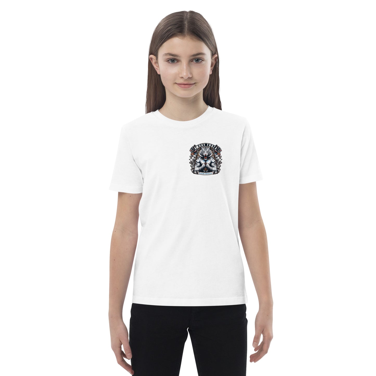 T-shirt en coton bio enfant (Imprimé Tigre 3)