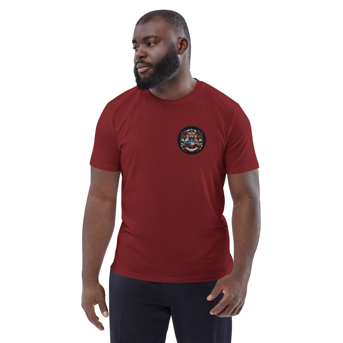 T-shirt unisexe en coton biologique (Imprimé Tigre 4)