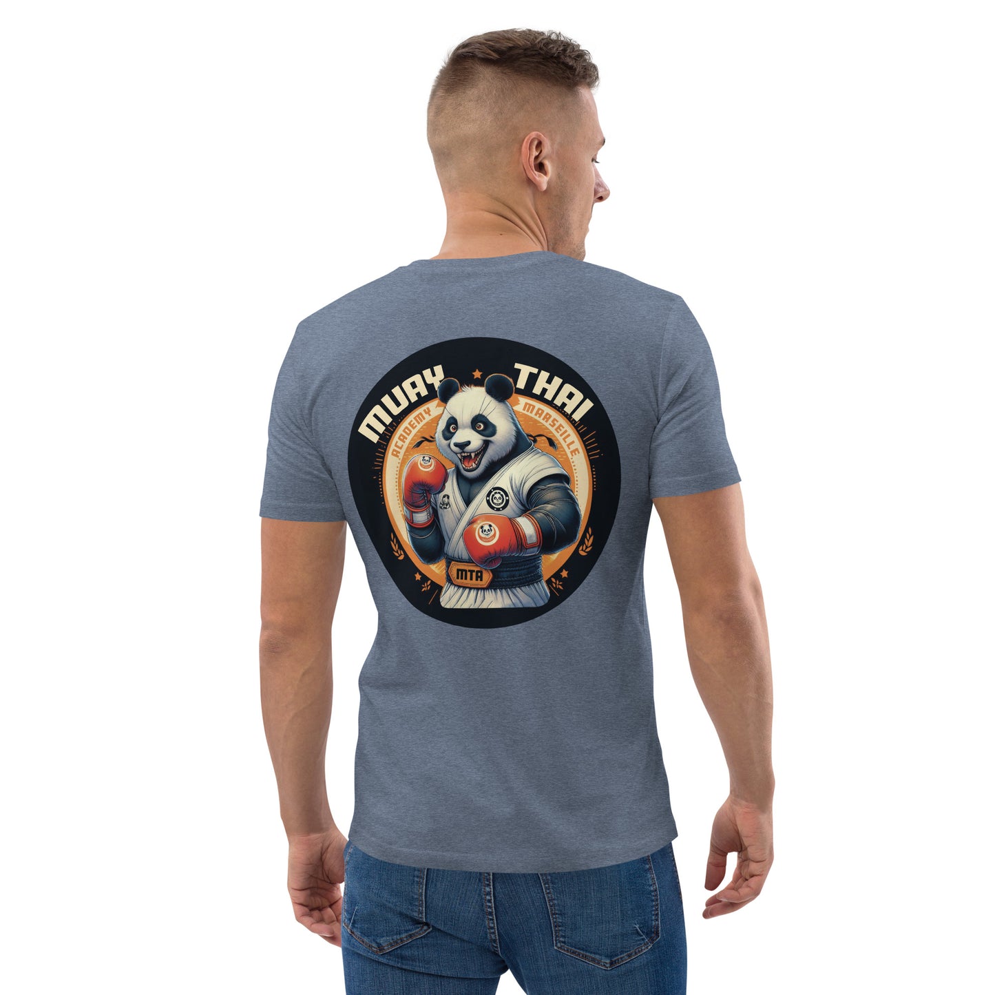 T-shirt unisexe en coton biologique (Imprimé Panda 2)
