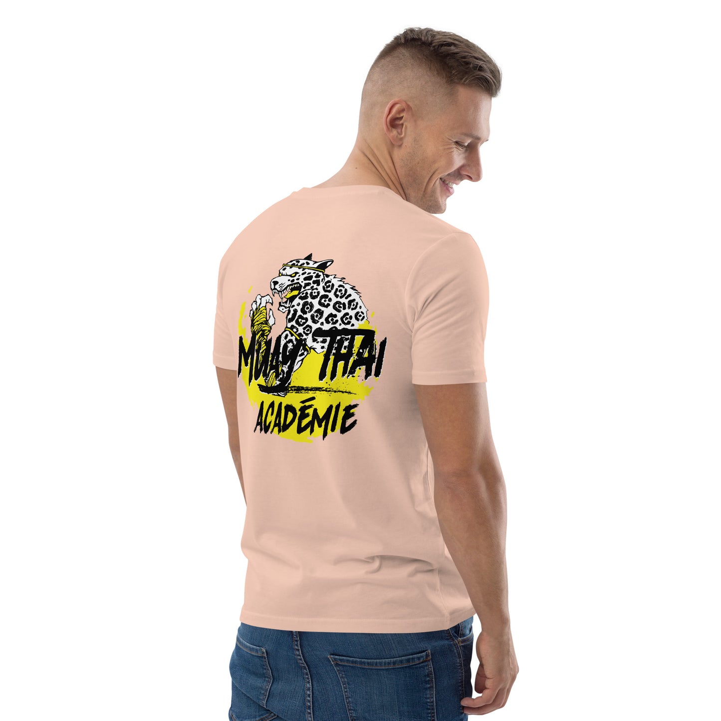 T-shirt mta logo officiel cœur unisexe en coton biologique